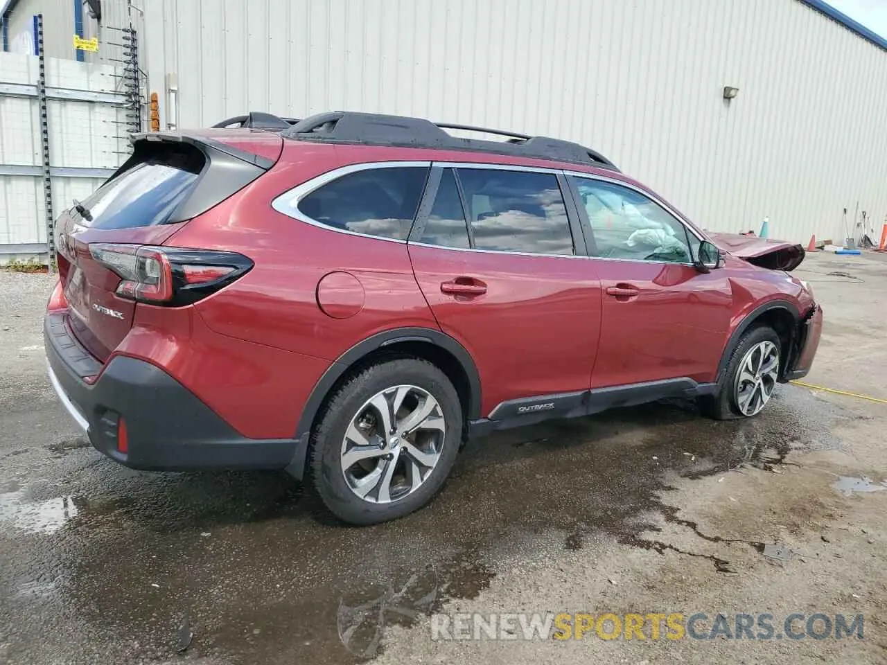 3 Photograph of a damaged car 4S4BTANC5M3207668 SUBARU OUTBACK 2021