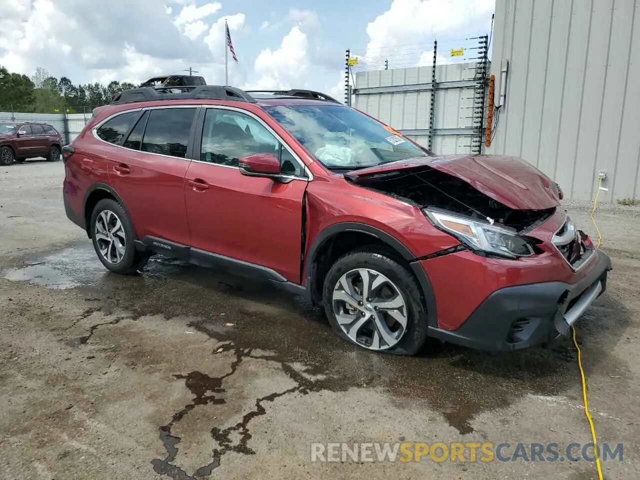 4 Photograph of a damaged car 4S4BTANC5M3207668 SUBARU OUTBACK 2021