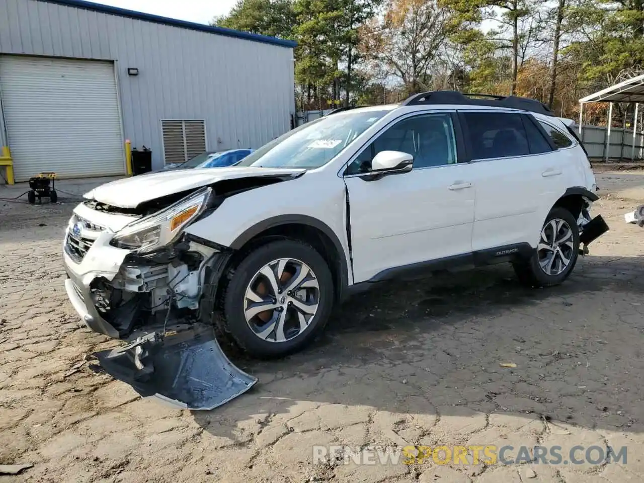 1 Photograph of a damaged car 4S4BTANC6M3186961 SUBARU OUTBACK 2021