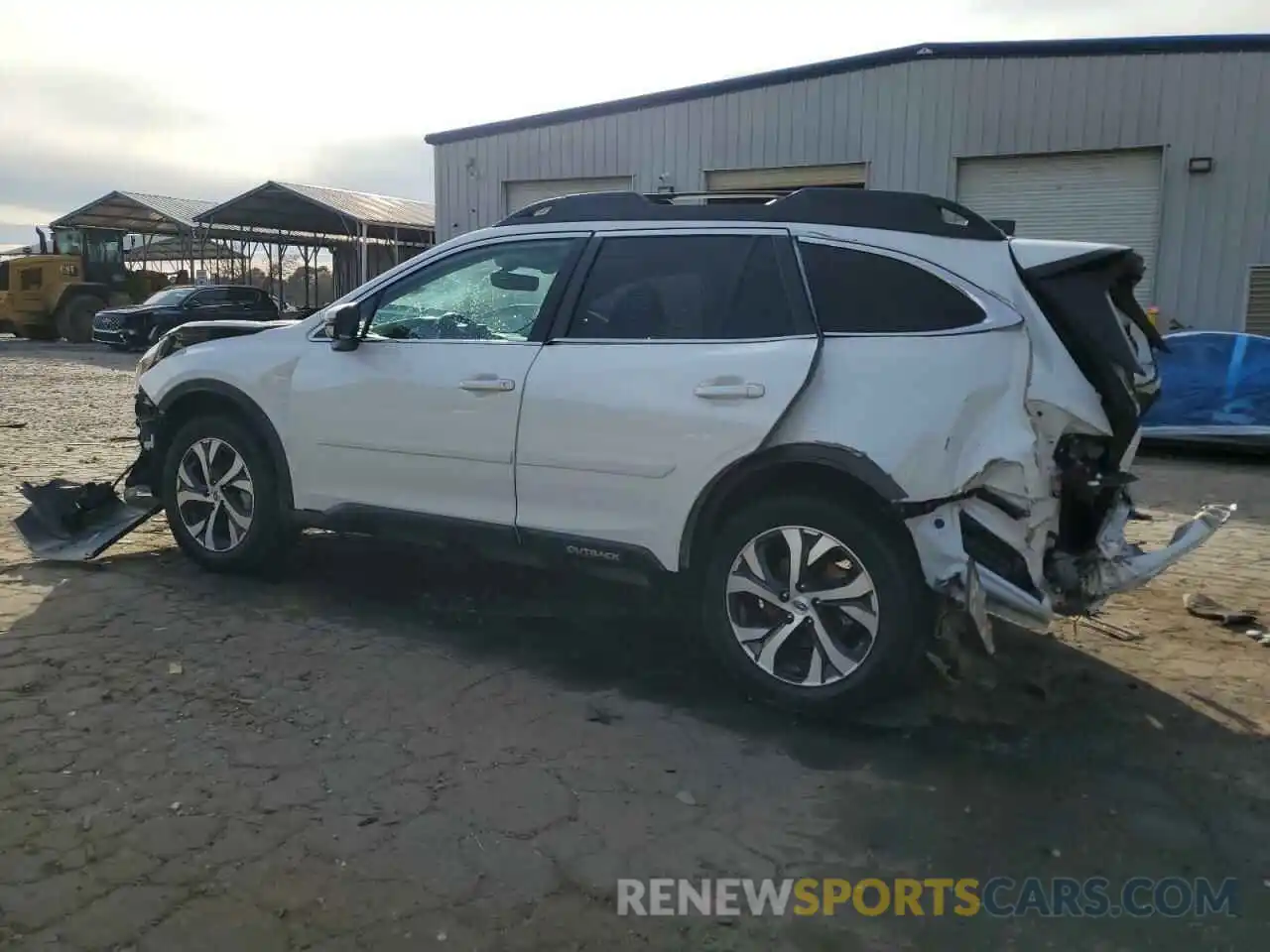 2 Photograph of a damaged car 4S4BTANC6M3186961 SUBARU OUTBACK 2021