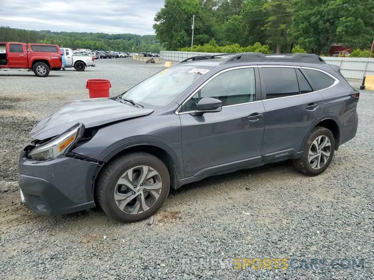 1 Photograph of a damaged car 4S4BTANC7M3183485 SUBARU OUTBACK 2021