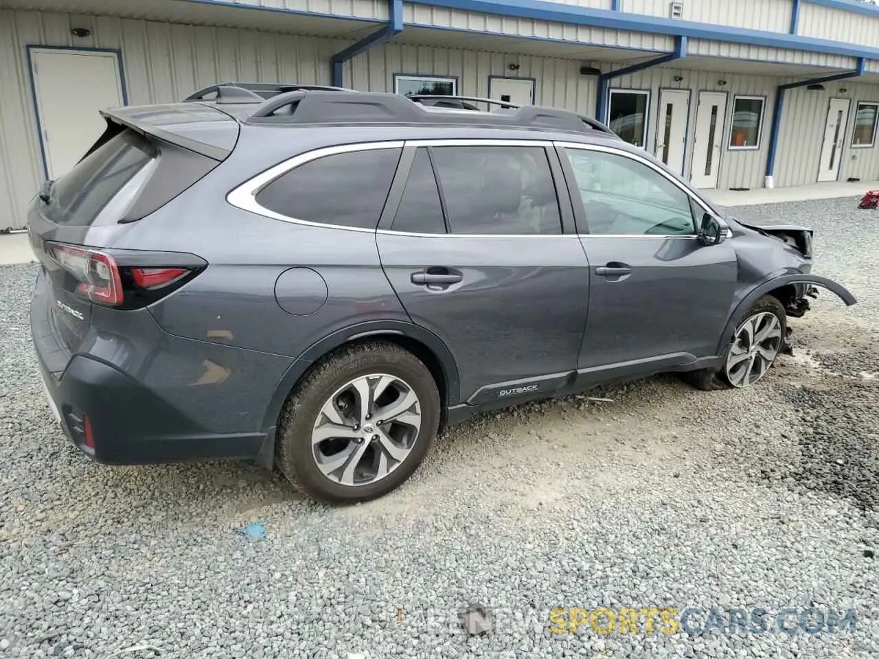 3 Photograph of a damaged car 4S4BTANC7M3183485 SUBARU OUTBACK 2021