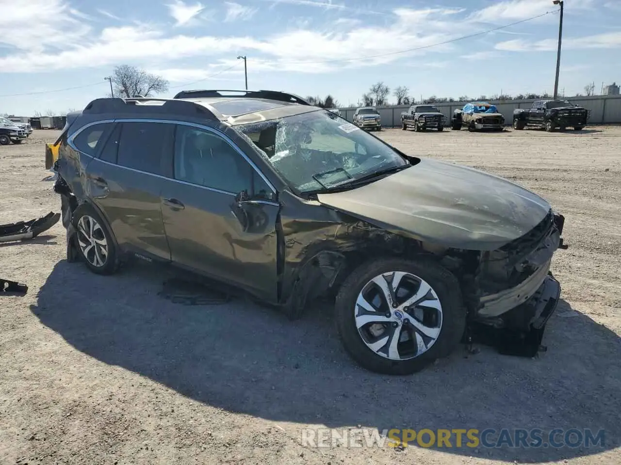 4 Photograph of a damaged car 4S4BTANC8M3135669 SUBARU OUTBACK 2021