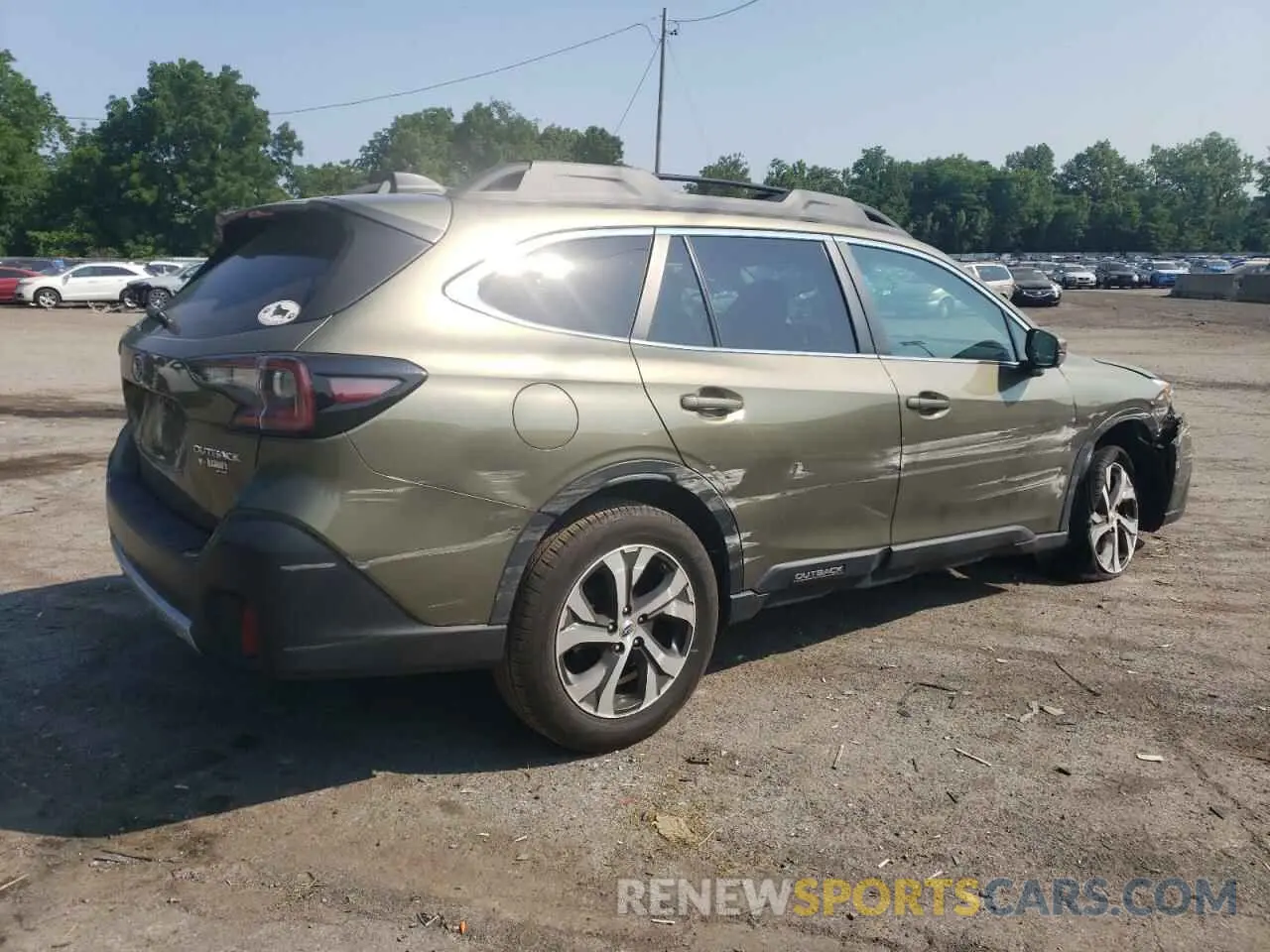 3 Photograph of a damaged car 4S4BTANC9M3109310 SUBARU OUTBACK 2021