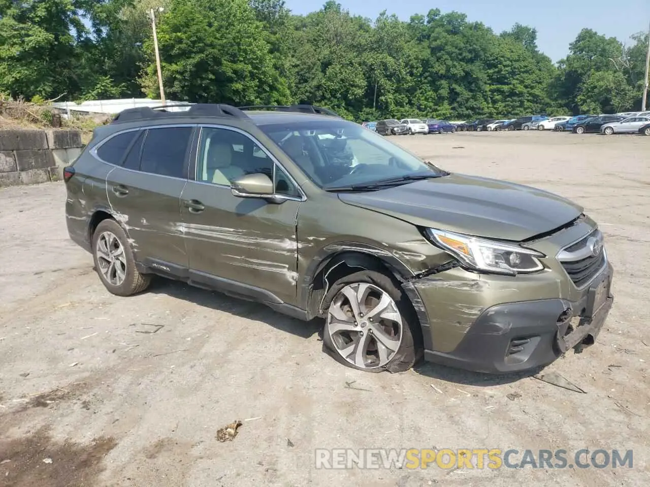 4 Photograph of a damaged car 4S4BTANC9M3109310 SUBARU OUTBACK 2021