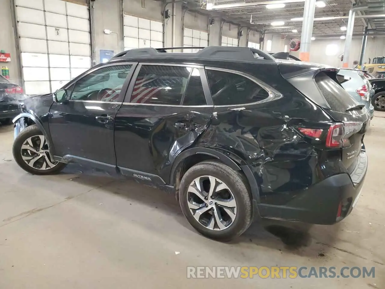 2 Photograph of a damaged car 4S4BTANC9M3125958 SUBARU OUTBACK 2021