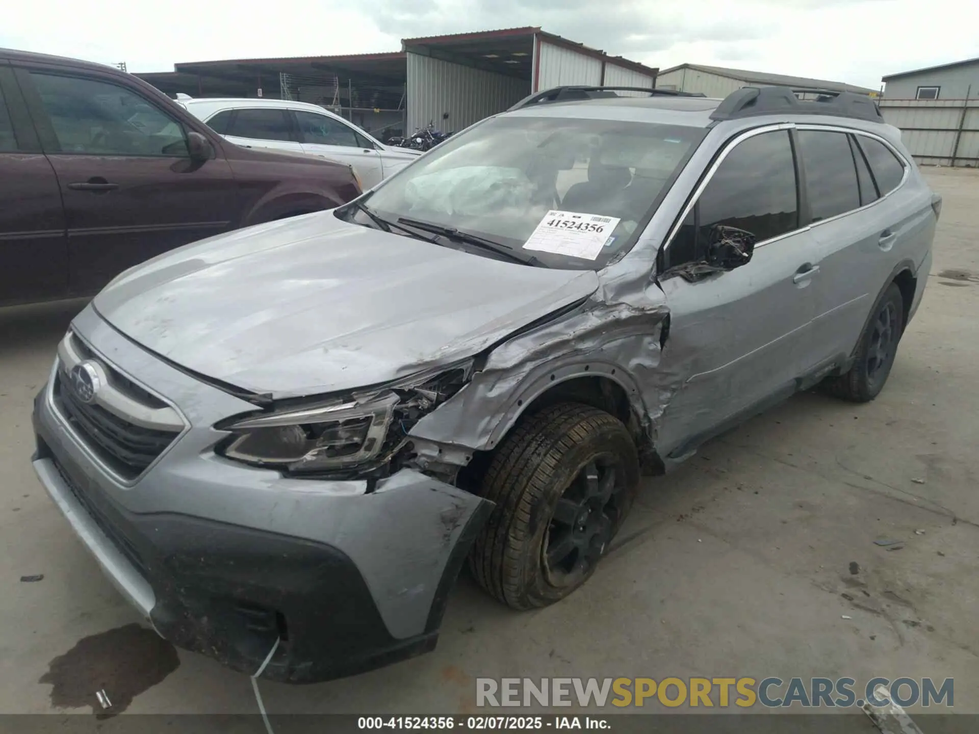 2 Photograph of a damaged car 4S4BTANC9M3198800 SUBARU OUTBACK 2021