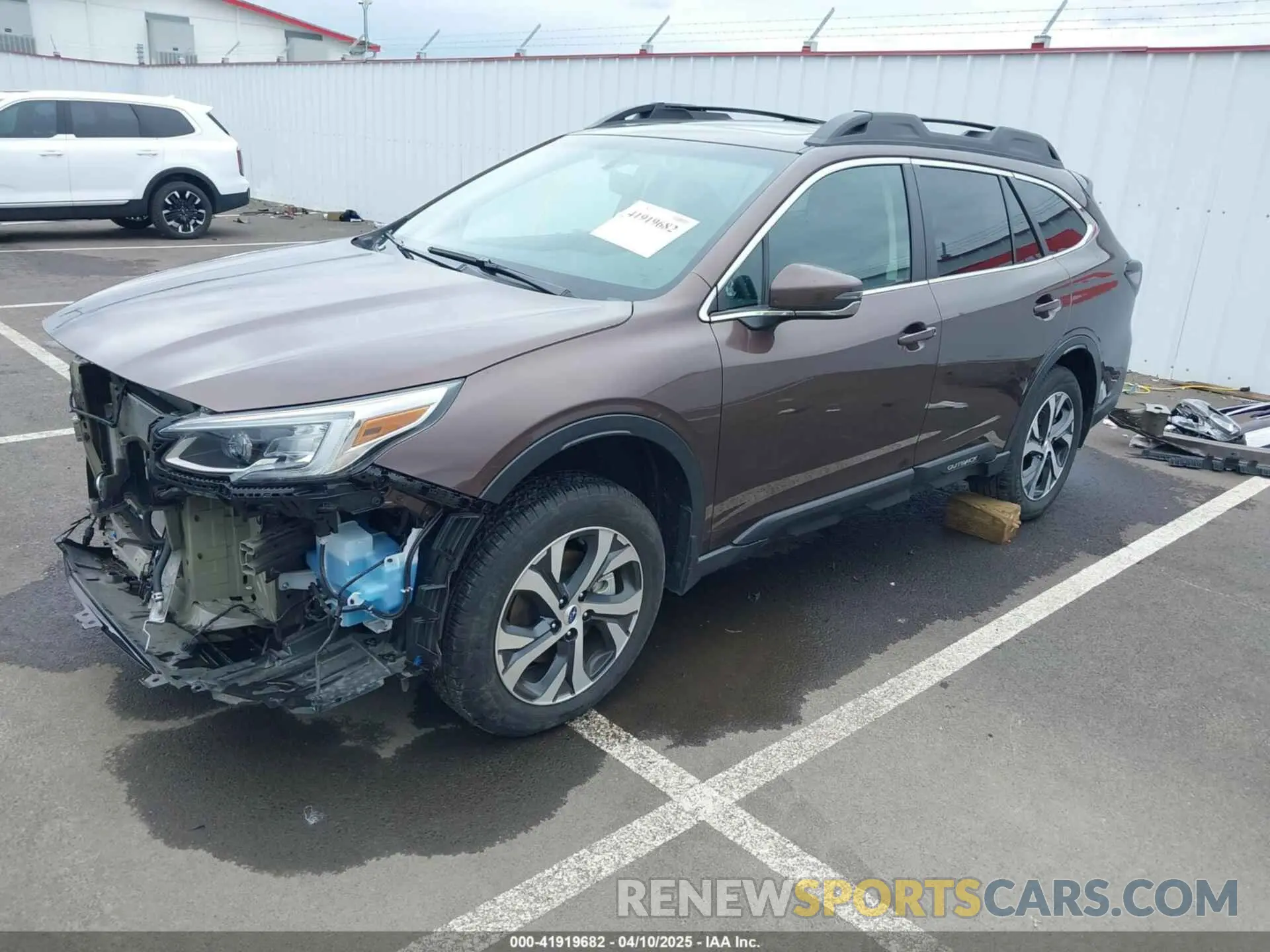 2 Photograph of a damaged car 4S4BTANCXM3205043 SUBARU OUTBACK 2021