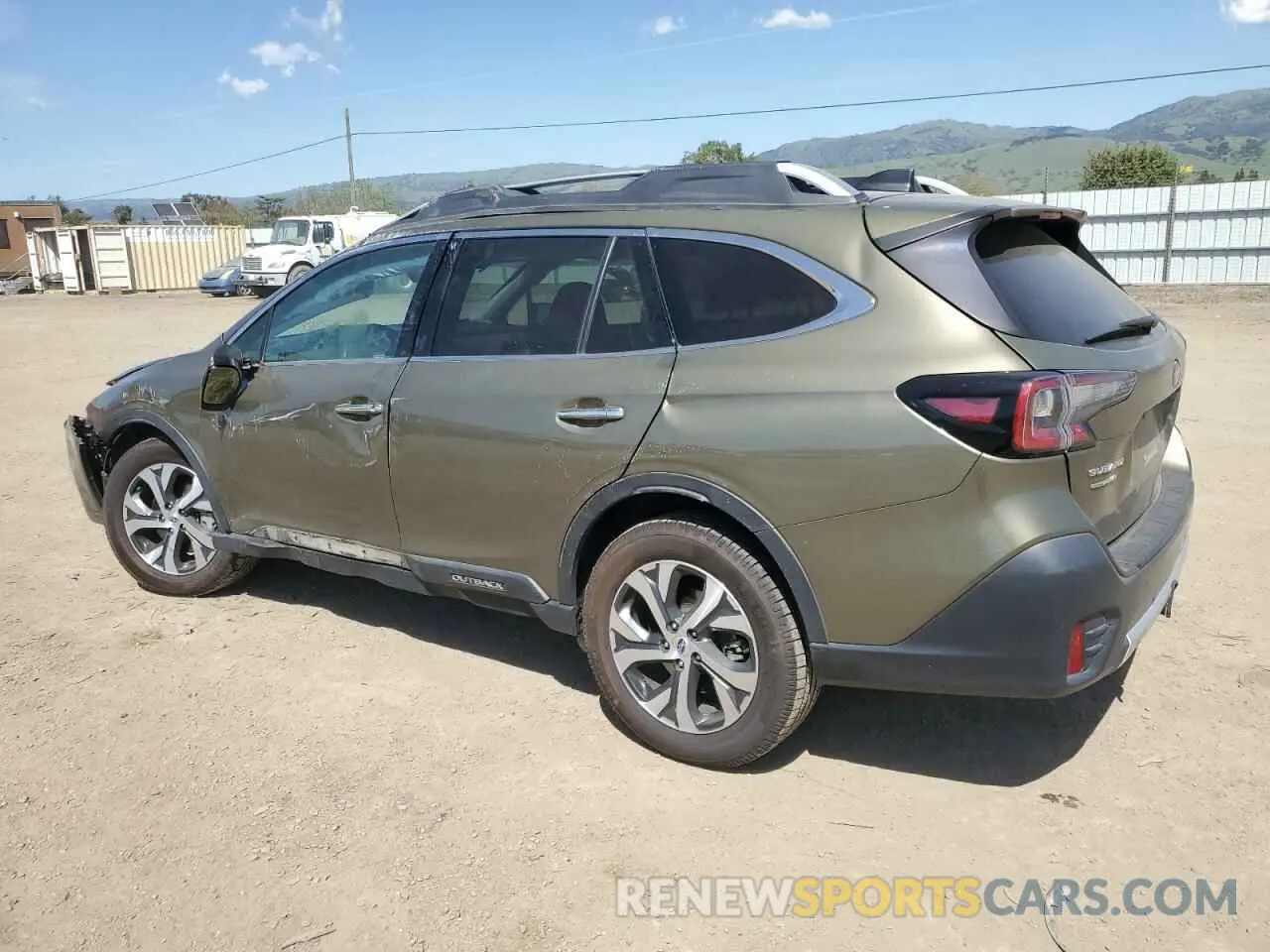 2 Photograph of a damaged car 4S4BTAPC0M3107779 SUBARU OUTBACK 2021