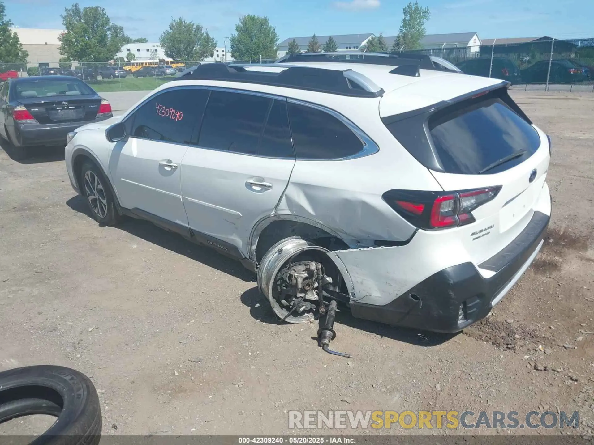 3 Photograph of a damaged car 4S4BTAPC2M3176845 SUBARU OUTBACK 2021