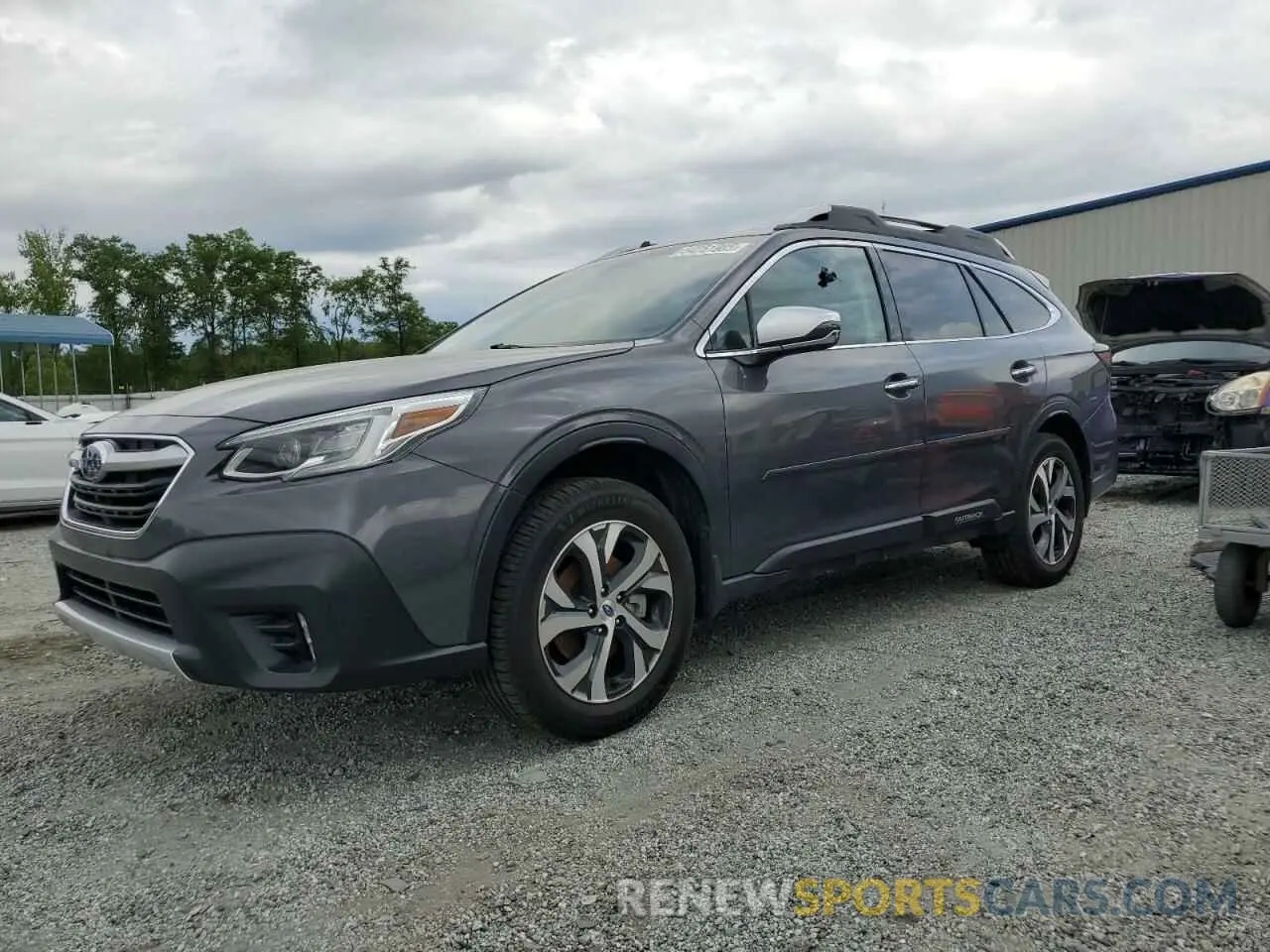 1 Photograph of a damaged car 4S4BTAPC3M3185103 SUBARU OUTBACK 2021