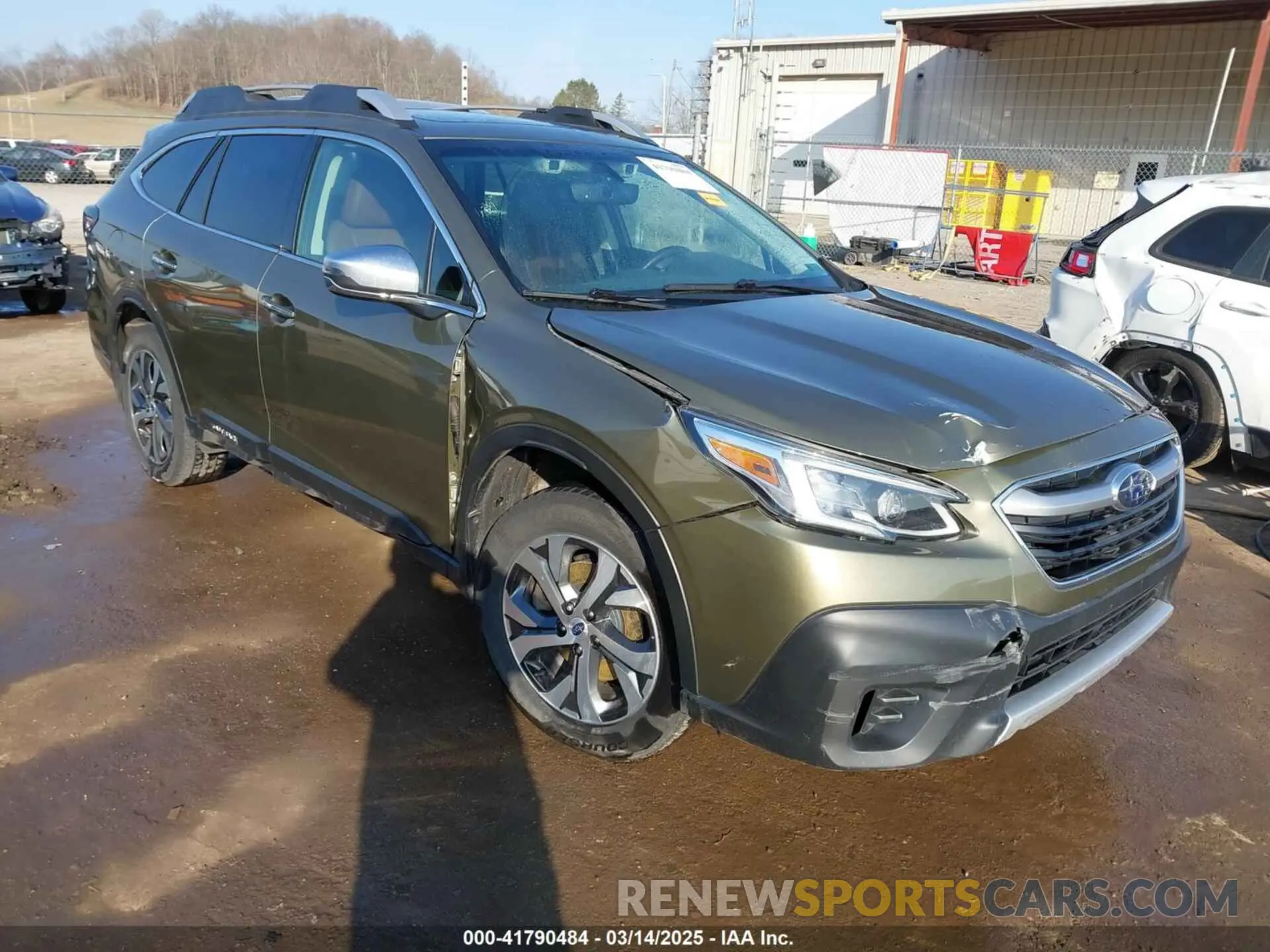 1 Photograph of a damaged car 4S4BTAPC4M3157648 SUBARU OUTBACK 2021