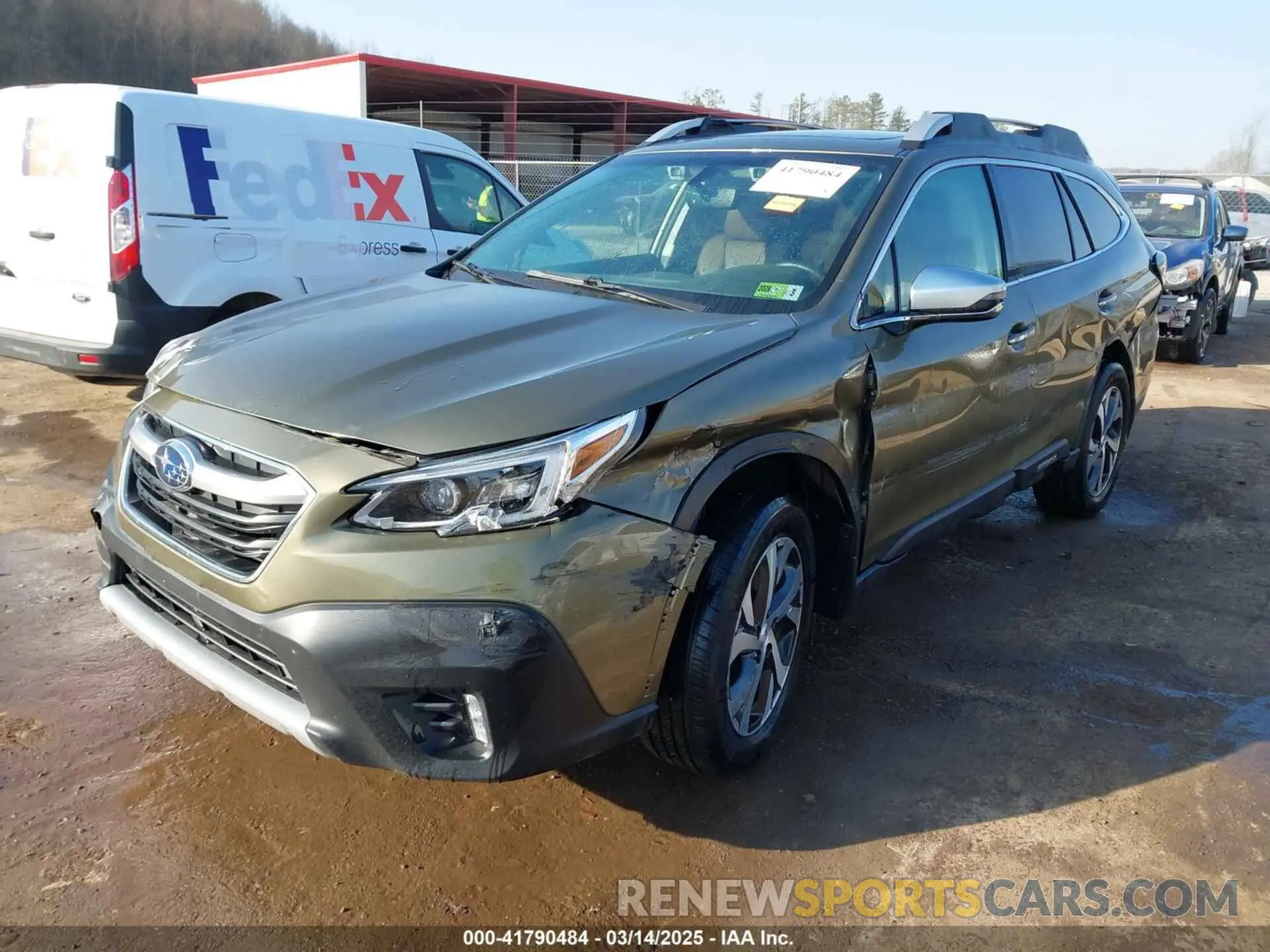 2 Photograph of a damaged car 4S4BTAPC4M3157648 SUBARU OUTBACK 2021