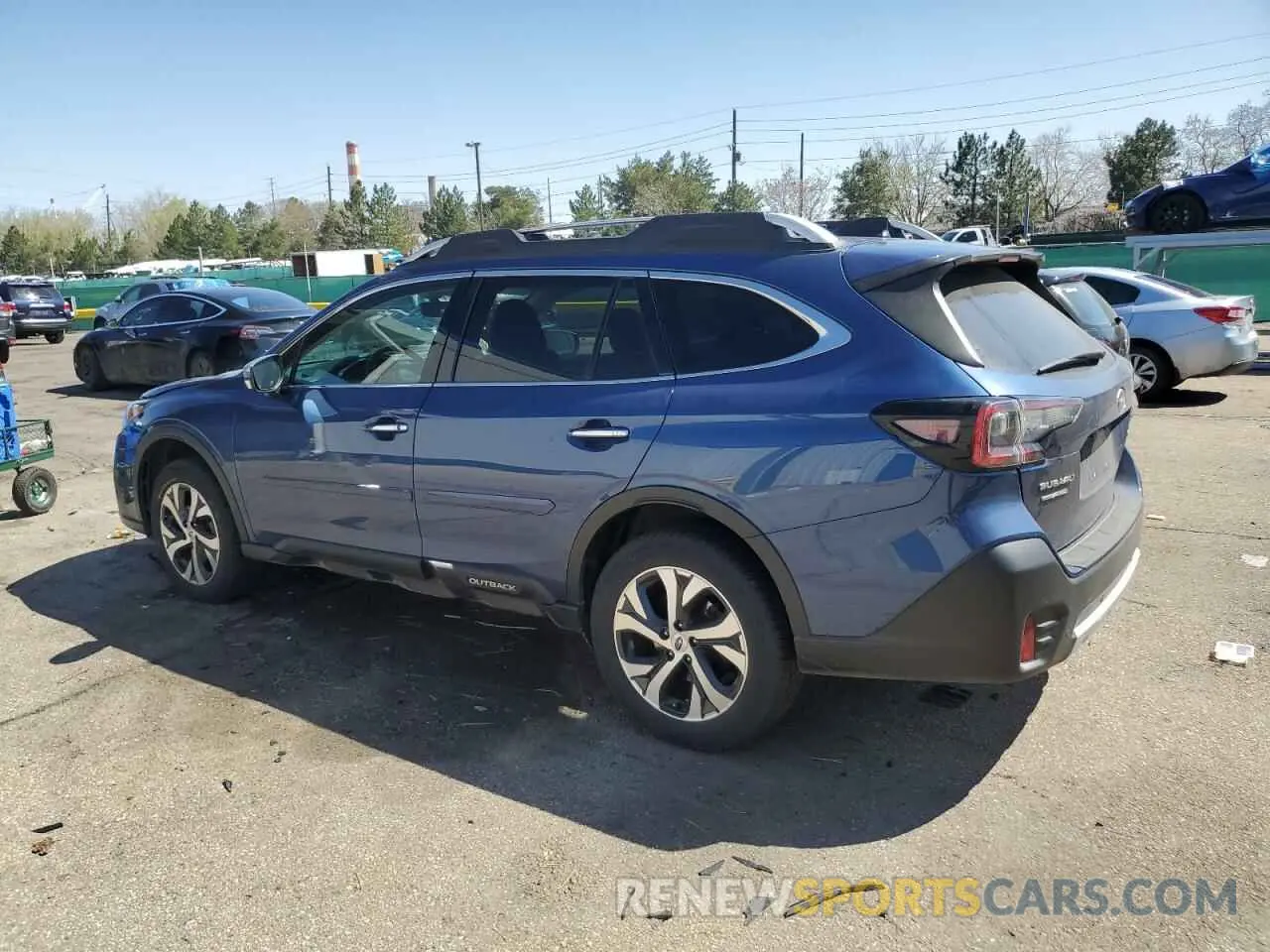 2 Photograph of a damaged car 4S4BTAPC5M3215461 SUBARU OUTBACK 2021