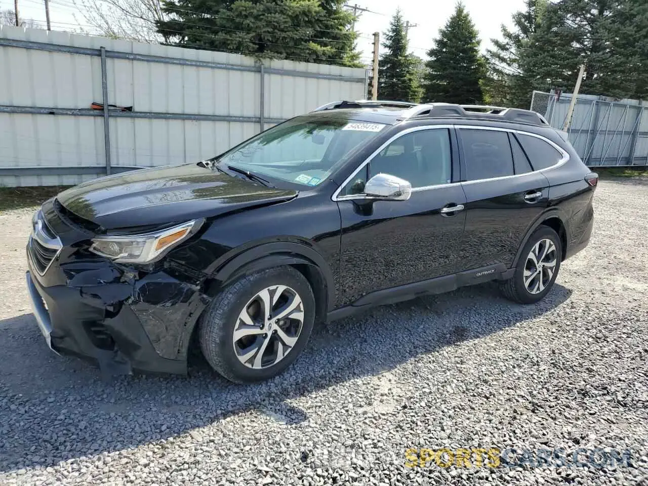 1 Photograph of a damaged car 4S4BTAPC9M3106971 SUBARU OUTBACK 2021
