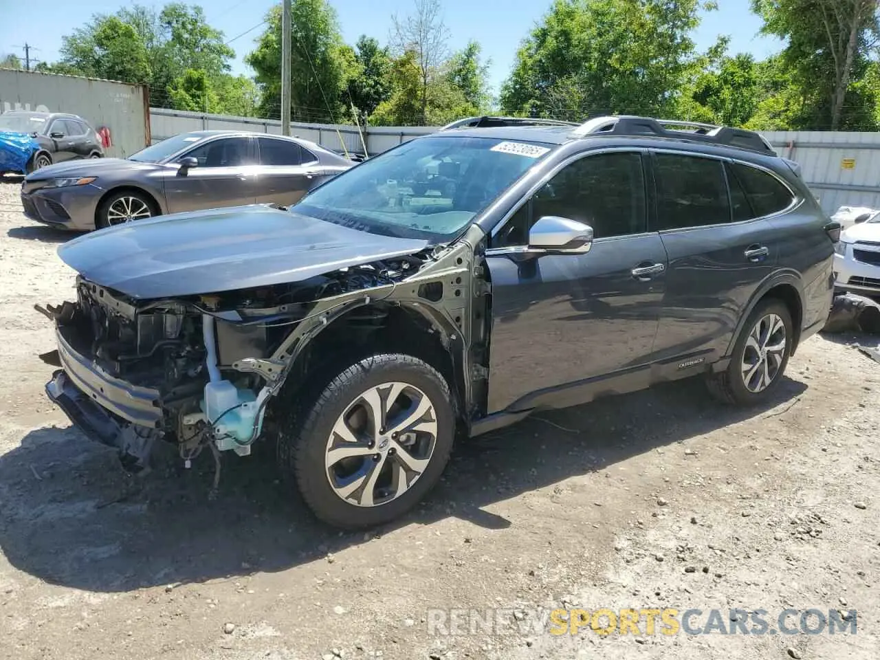 1 Photograph of a damaged car 4S4BTAPCXM3129191 SUBARU OUTBACK 2021