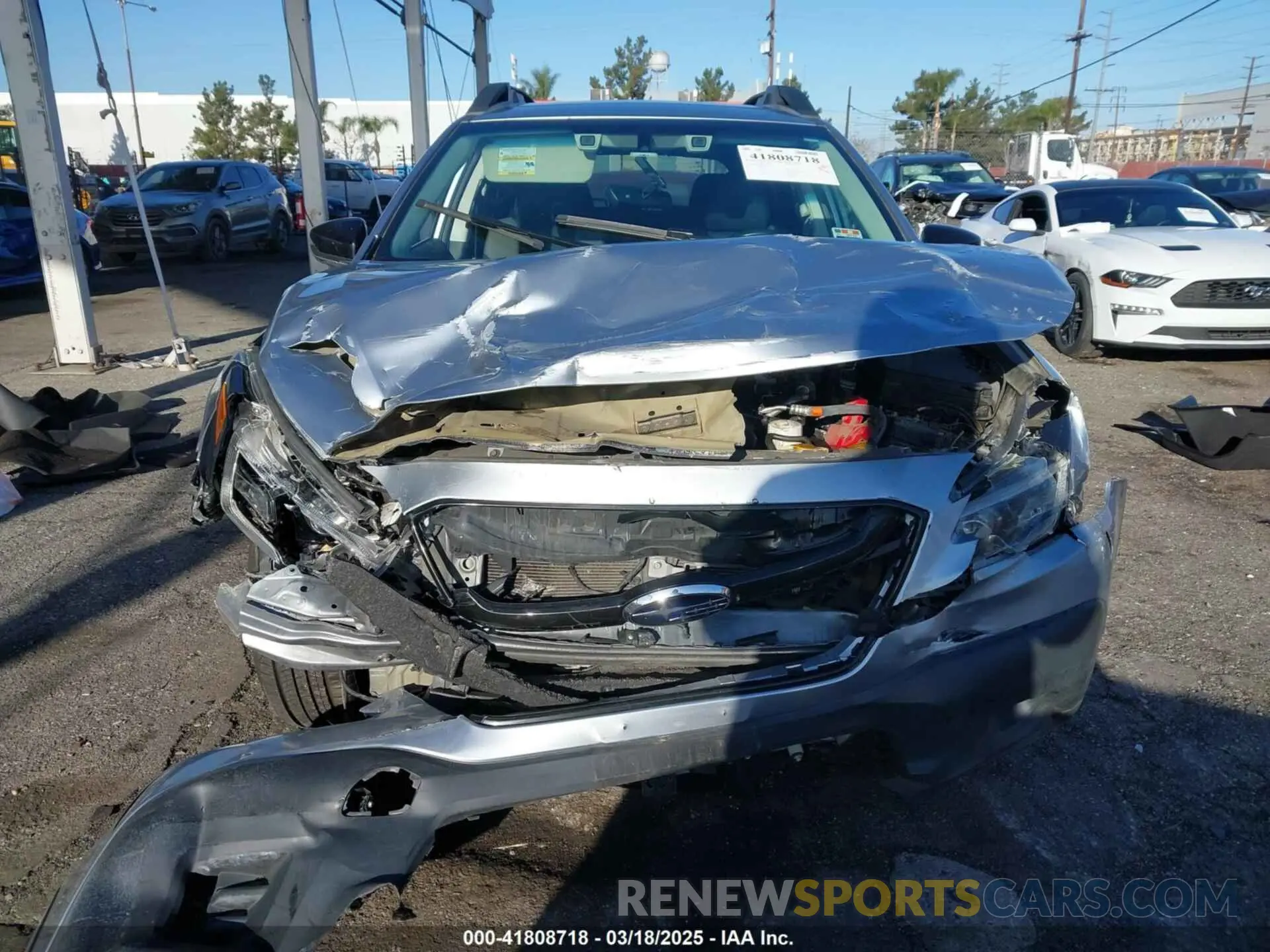 6 Photograph of a damaged car 4S4BTGLD2M3104786 SUBARU OUTBACK 2021