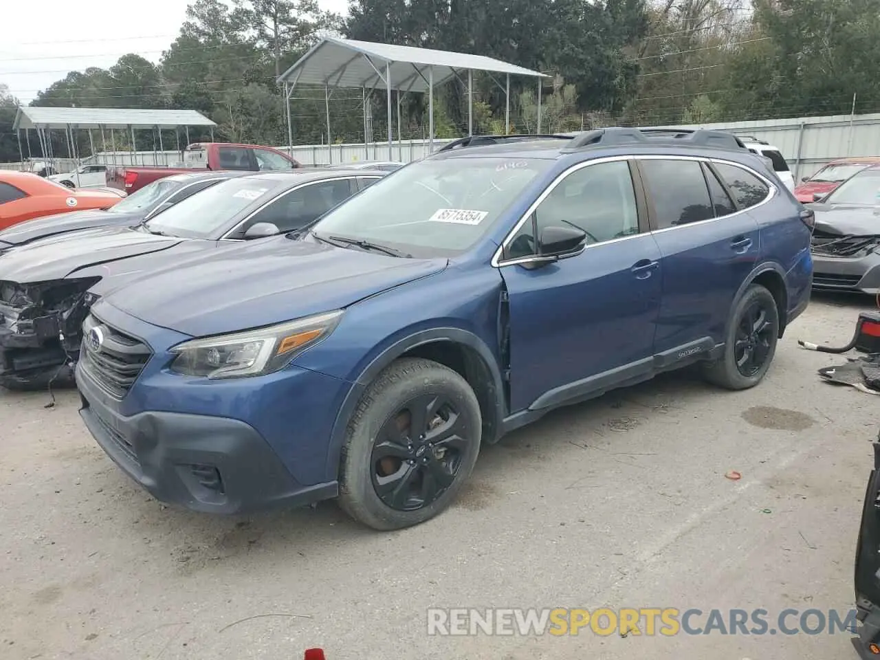 1 Photograph of a damaged car 4S4BTGLD3M3160302 SUBARU OUTBACK 2021