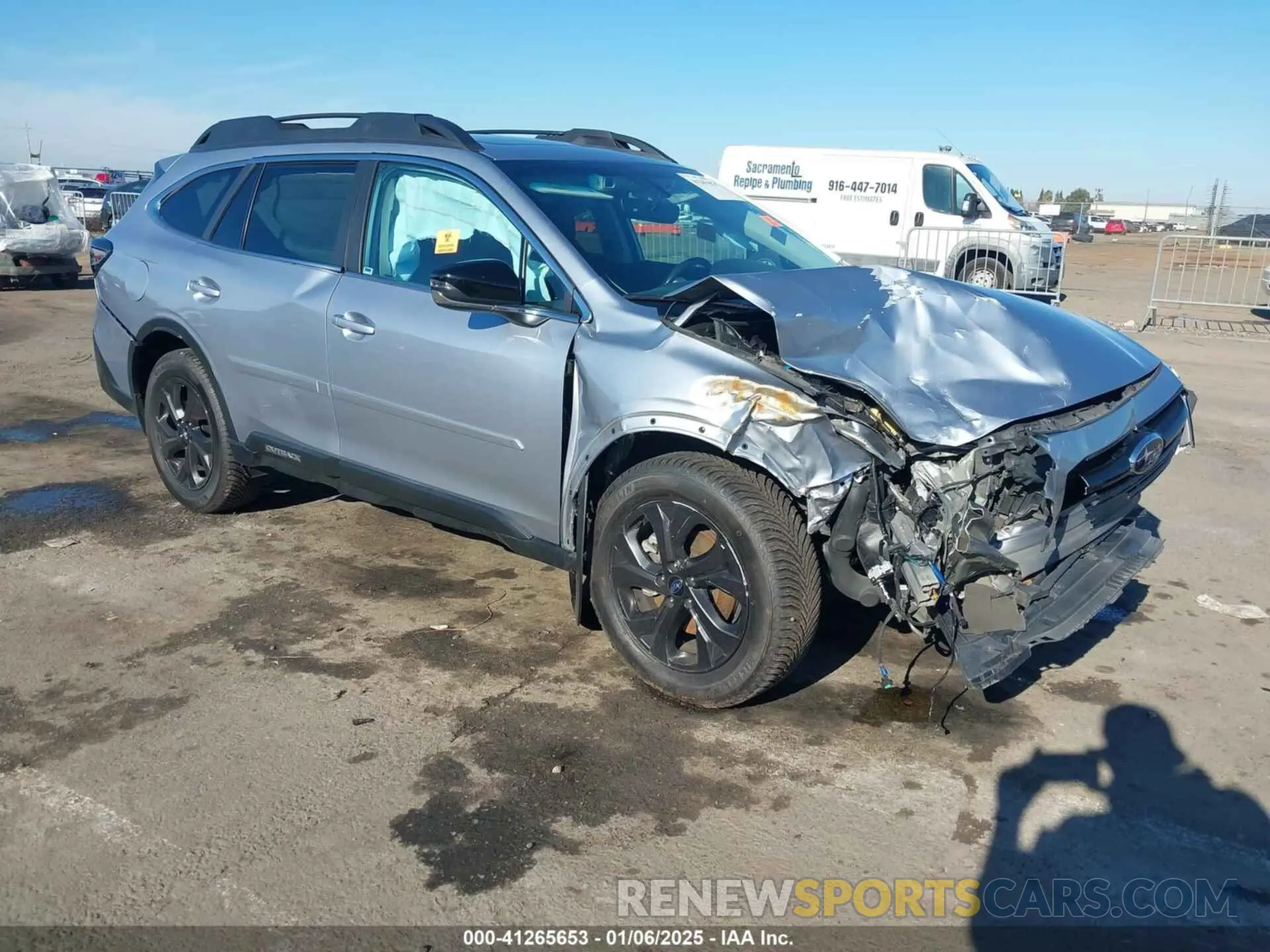 1 Photograph of a damaged car 4S4BTGLD4M3193275 SUBARU OUTBACK 2021