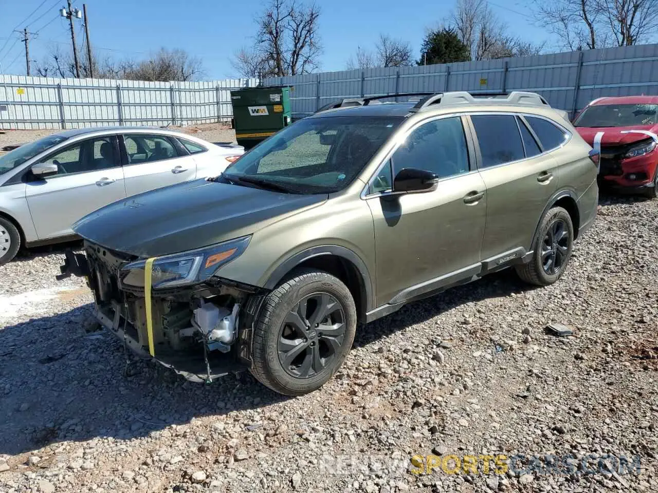 1 Photograph of a damaged car 4S4BTGLD7M3166734 SUBARU OUTBACK 2021