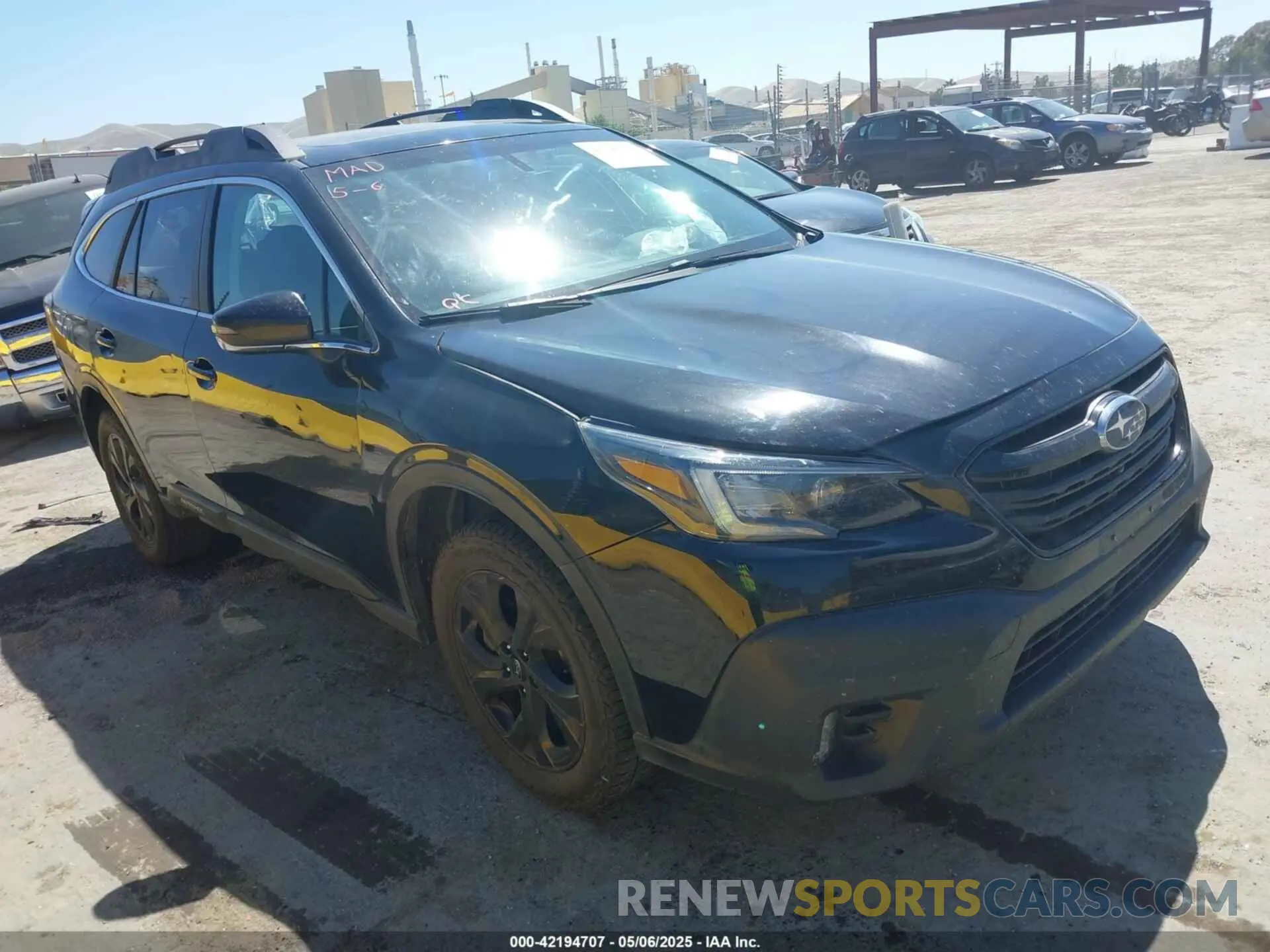 1 Photograph of a damaged car 4S4BTGLD9M3166816 SUBARU OUTBACK 2021