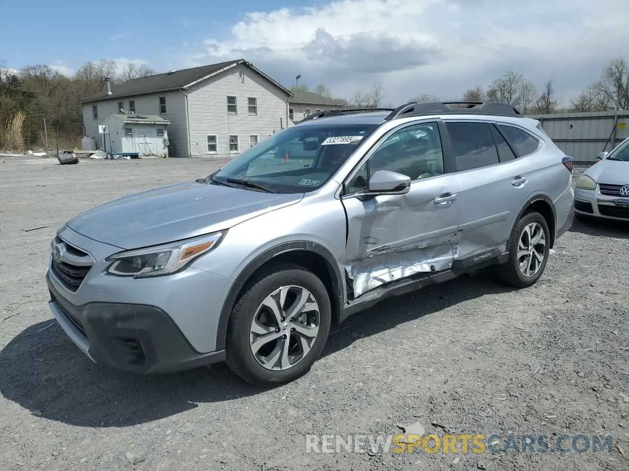 1 Photograph of a damaged car 4S4BTGND3M3155775 SUBARU OUTBACK 2021