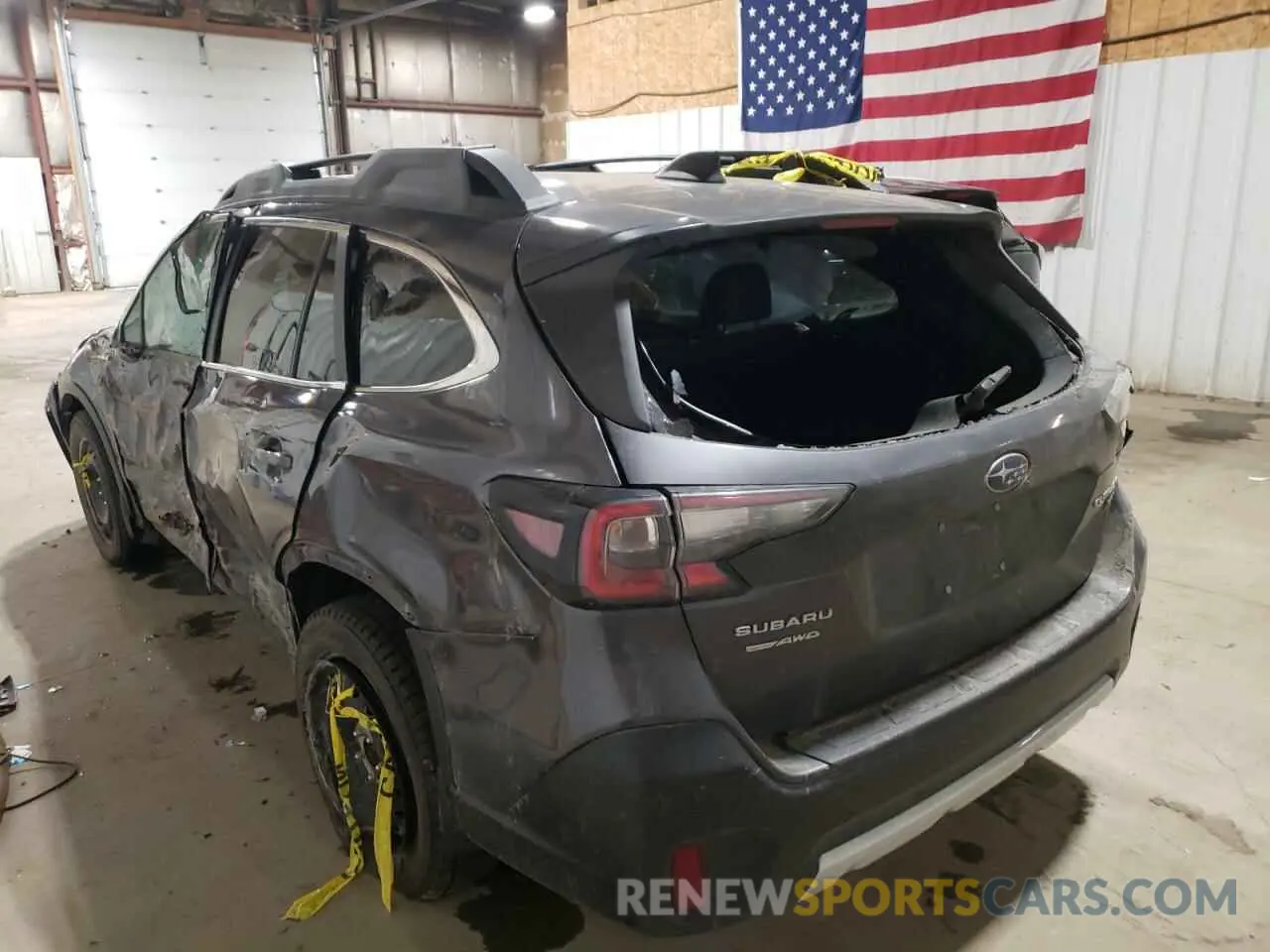 2 Photograph of a damaged car 4S4BTGND3M3159454 SUBARU OUTBACK 2021