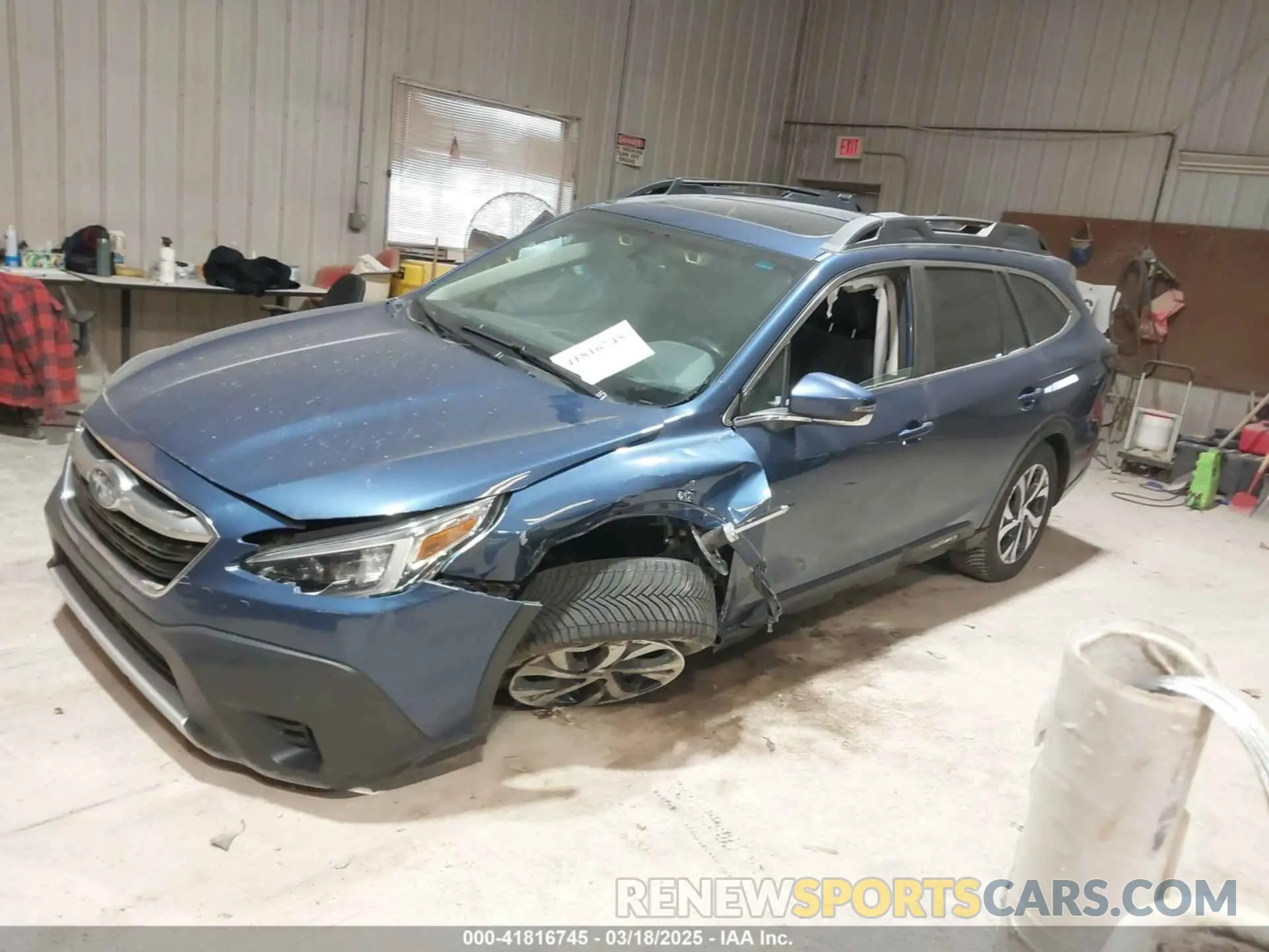 2 Photograph of a damaged car 4S4BTGND8M3150460 SUBARU OUTBACK 2021