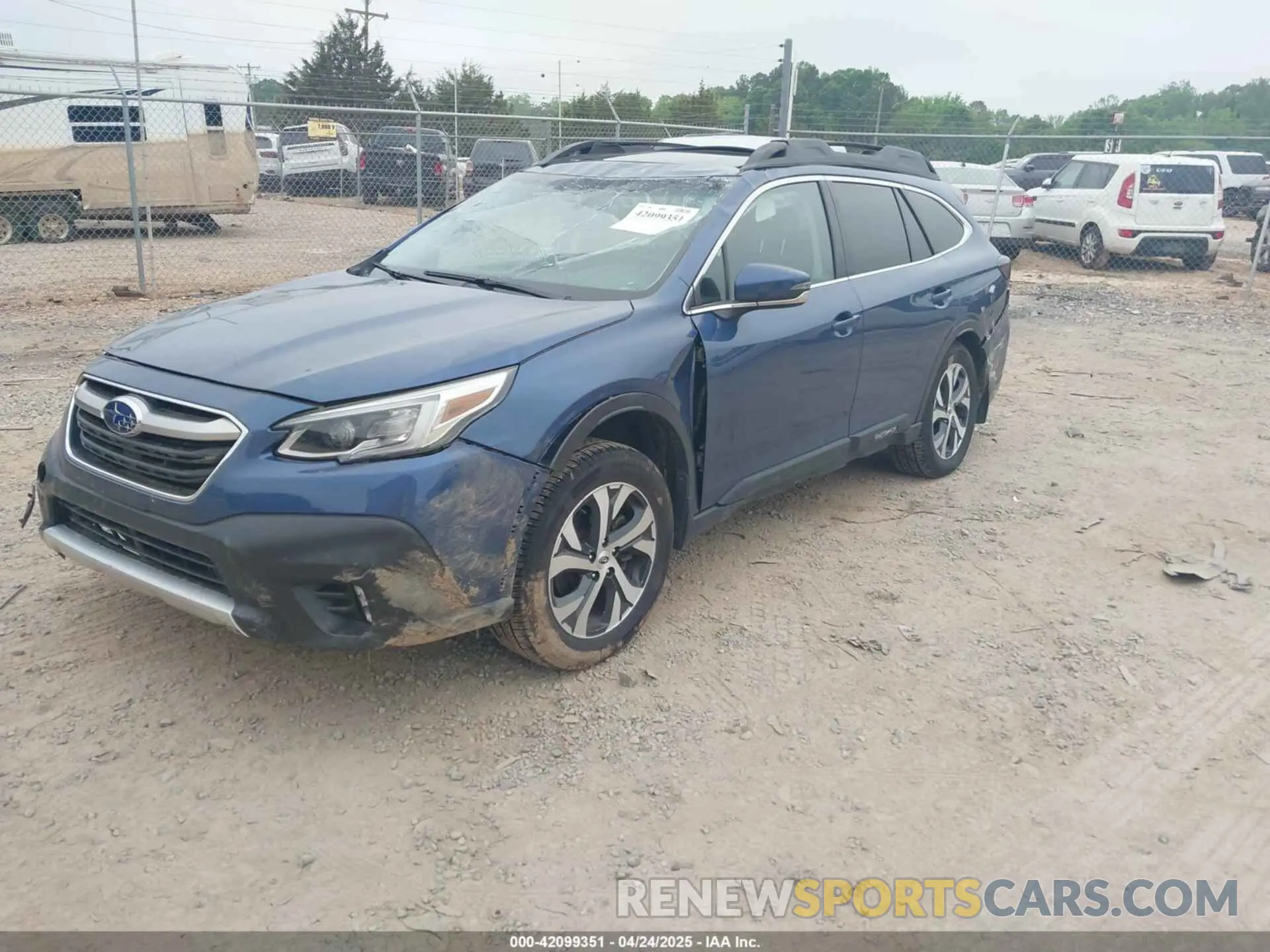 2 Photograph of a damaged car 4S4BTGND9M3112381 SUBARU OUTBACK 2021
