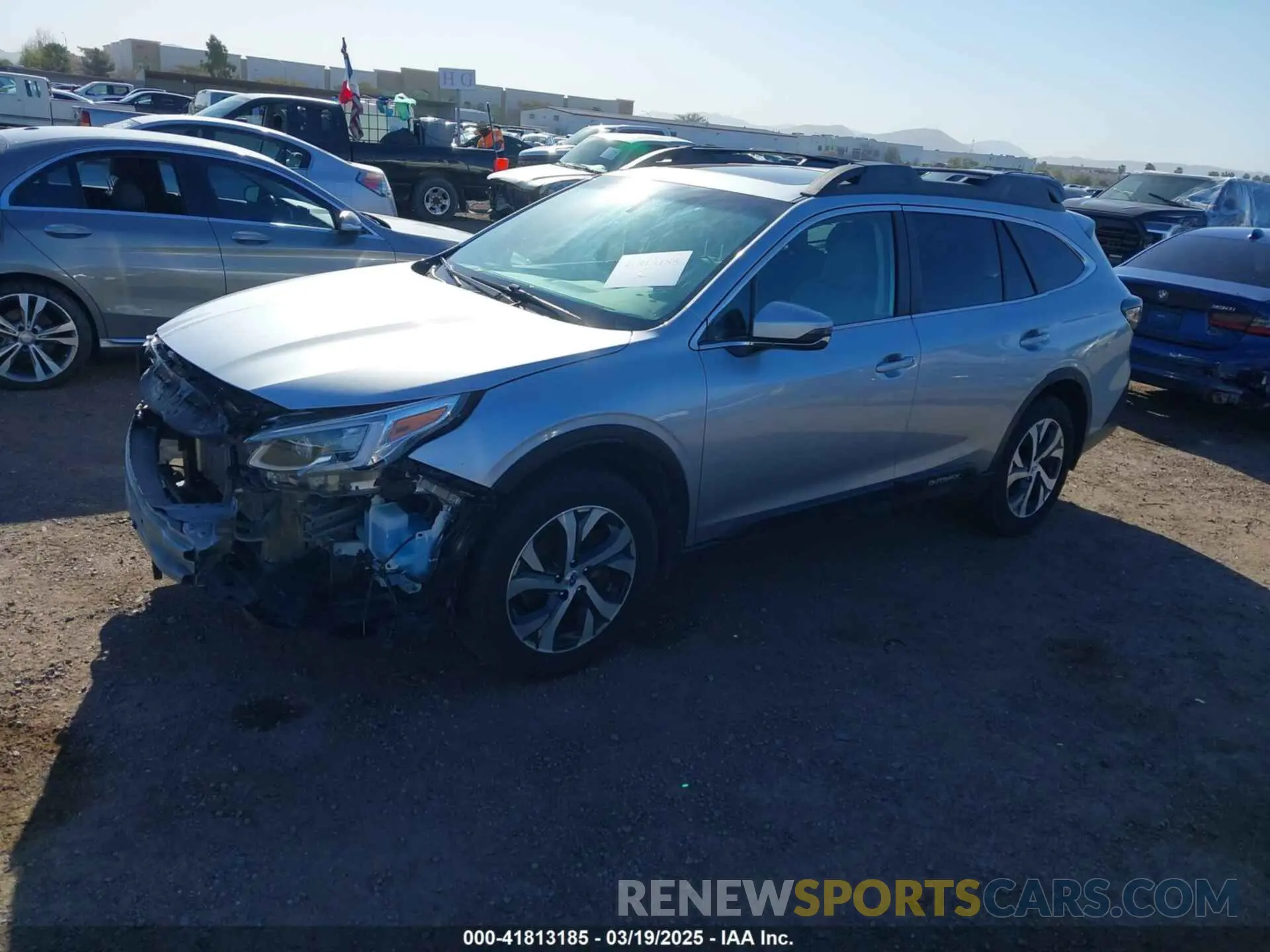 2 Photograph of a damaged car 4S4BTGND9M3160320 SUBARU OUTBACK 2021
