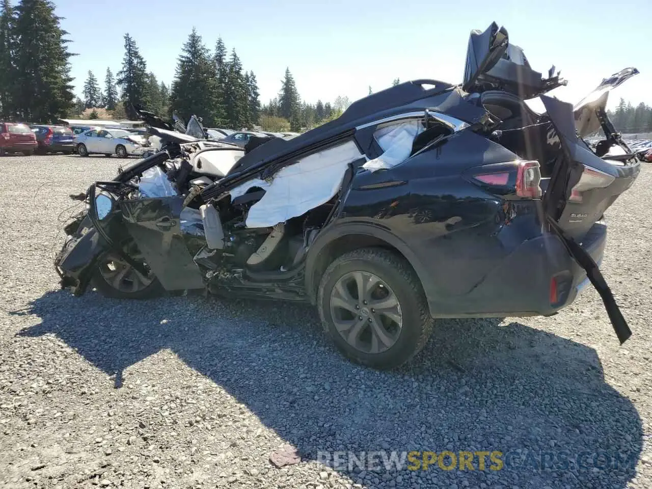 2 Photograph of a damaged car 4S4BTGNDXM3116441 SUBARU OUTBACK 2021