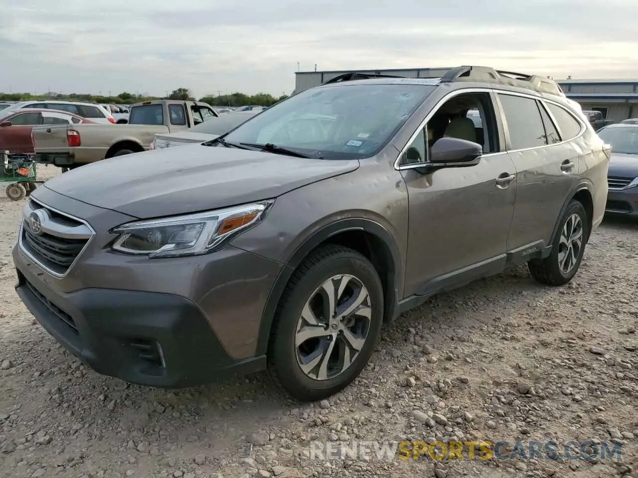 1 Photograph of a damaged car 4S4BTGNDXM3140464 SUBARU OUTBACK 2021