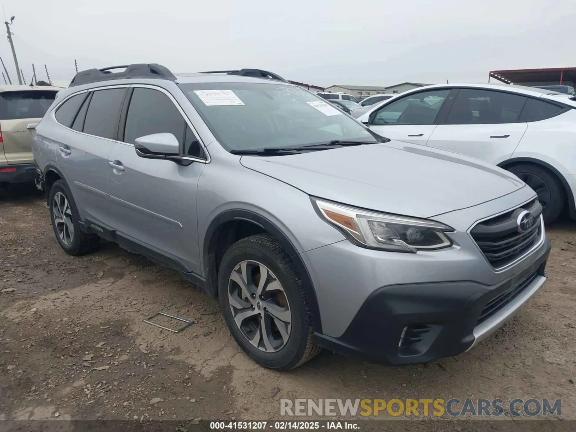 1 Photograph of a damaged car 4S4BTGNDXM3144739 SUBARU OUTBACK 2021