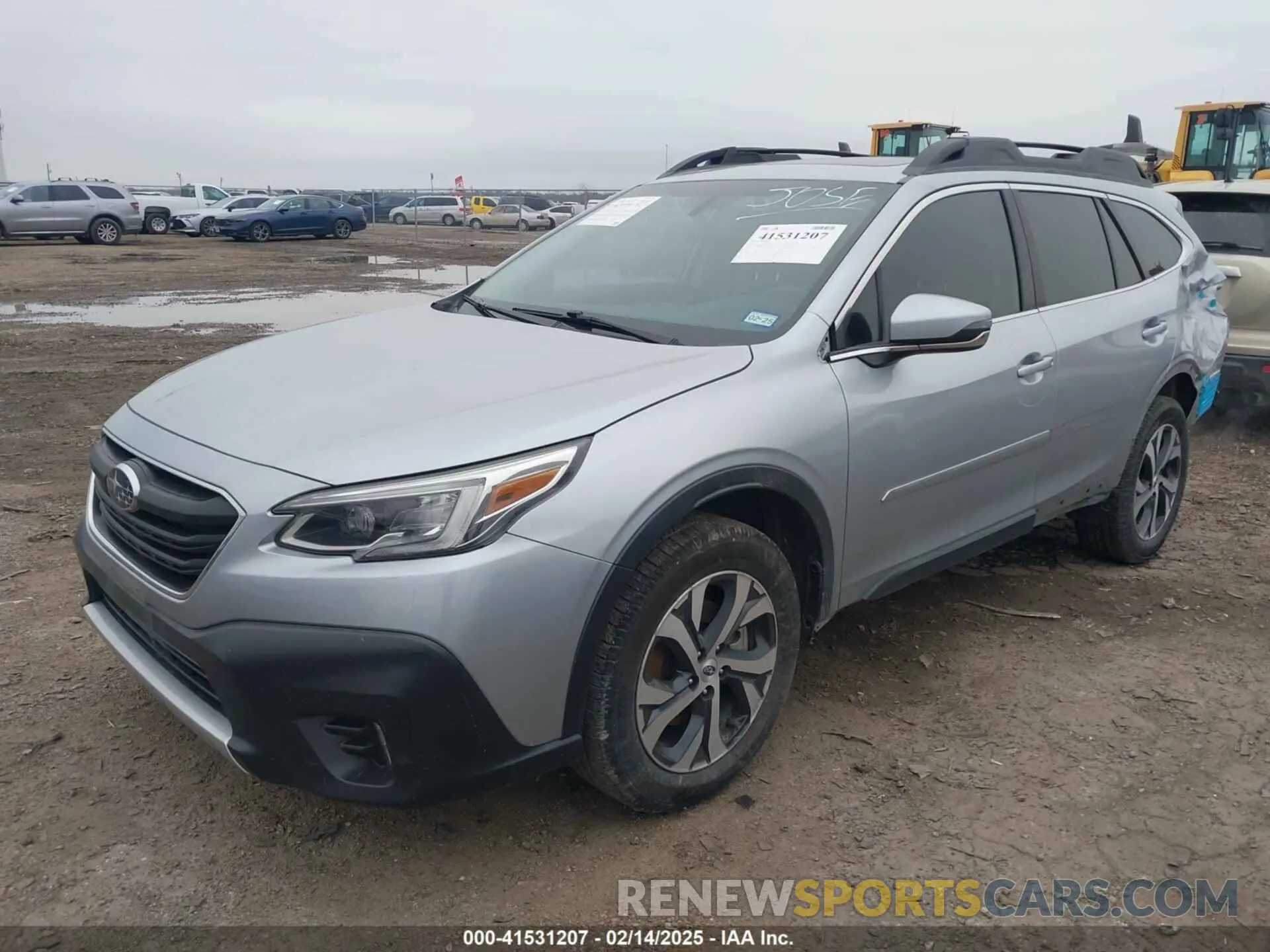 2 Photograph of a damaged car 4S4BTGNDXM3144739 SUBARU OUTBACK 2021