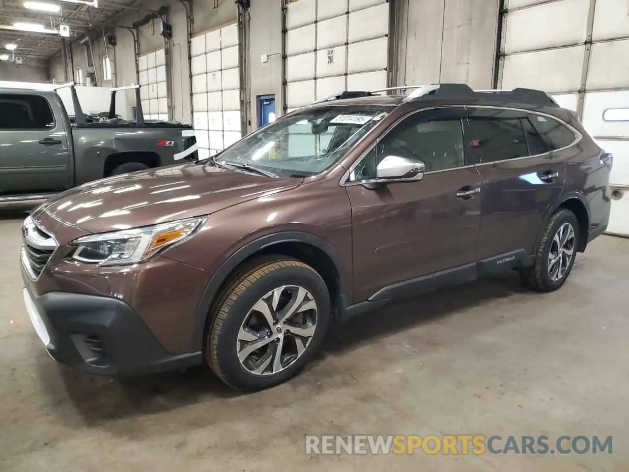 1 Photograph of a damaged car 4S4BTGPD0M3107793 SUBARU OUTBACK 2021