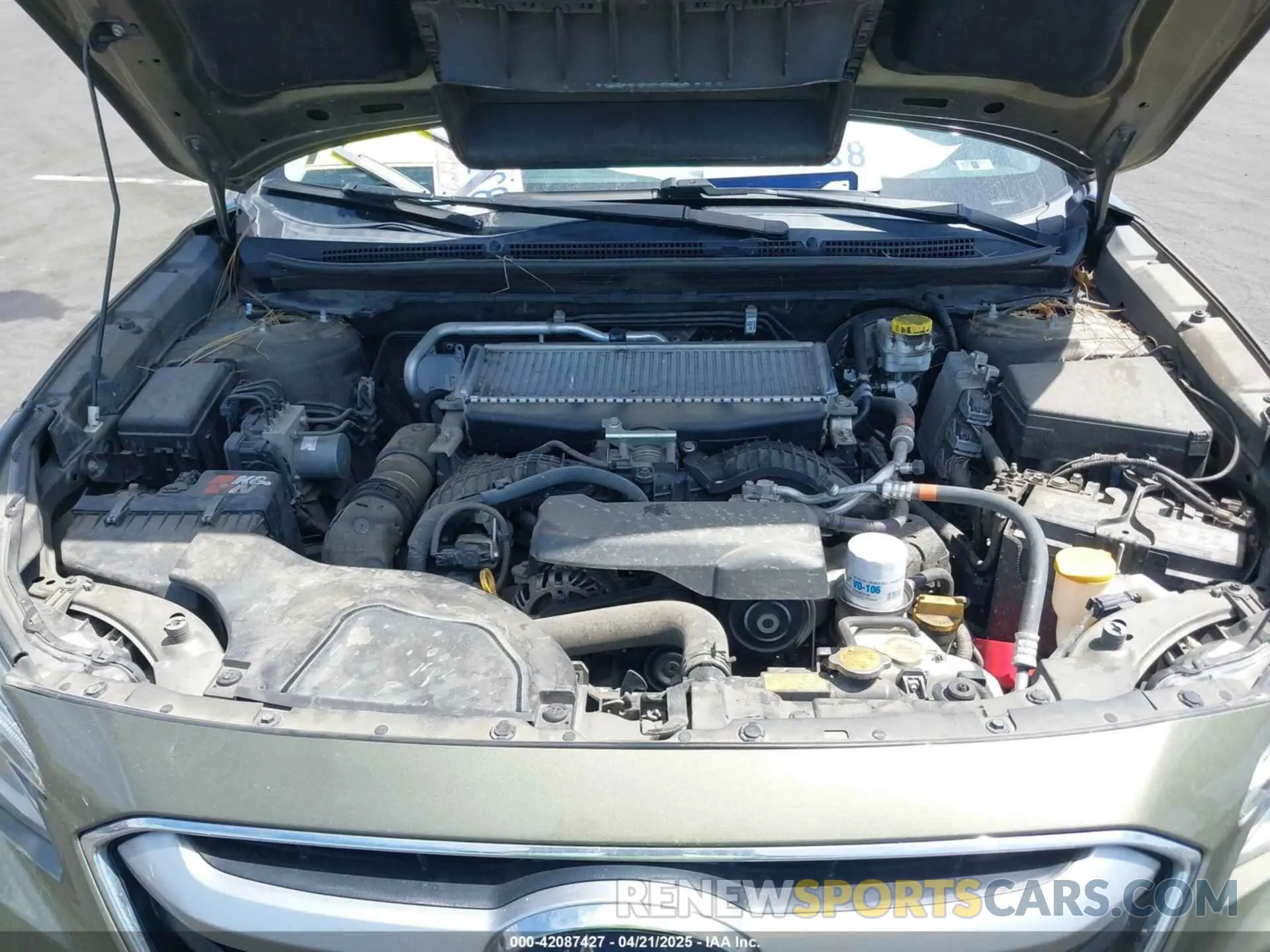 10 Photograph of a damaged car 4S4BTGPD0M3108667 SUBARU OUTBACK 2021