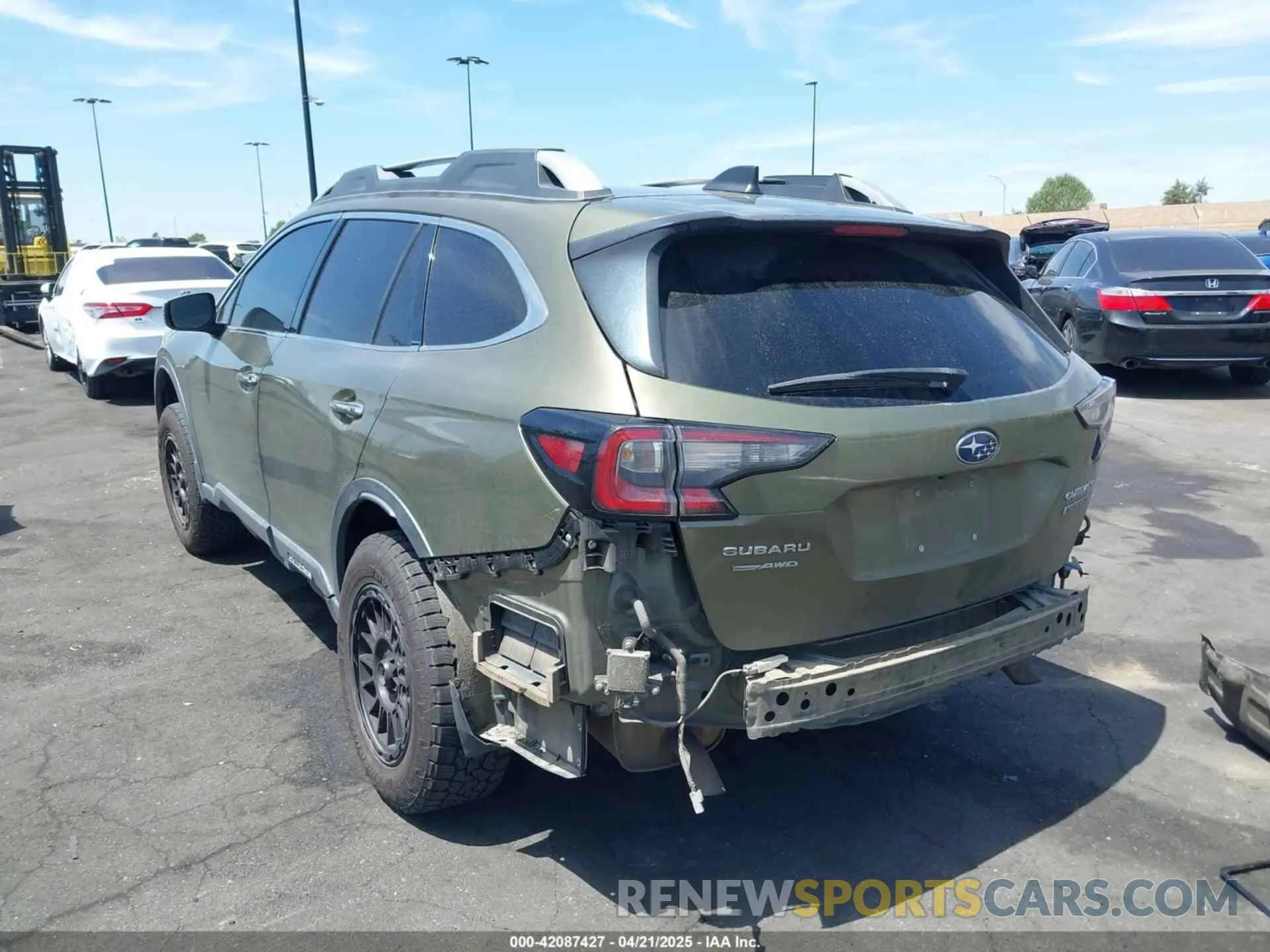 15 Photograph of a damaged car 4S4BTGPD0M3108667 SUBARU OUTBACK 2021