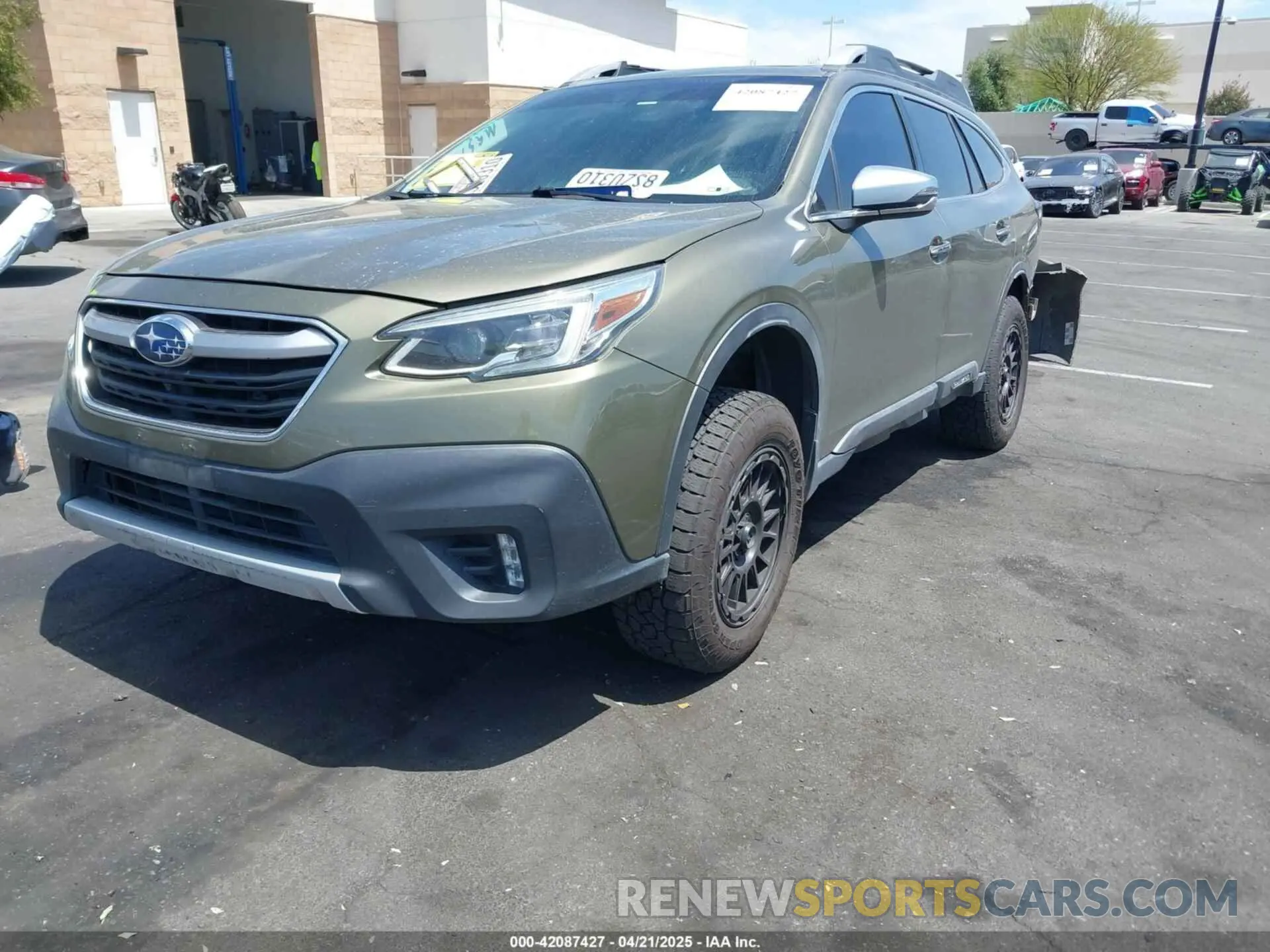 2 Photograph of a damaged car 4S4BTGPD0M3108667 SUBARU OUTBACK 2021