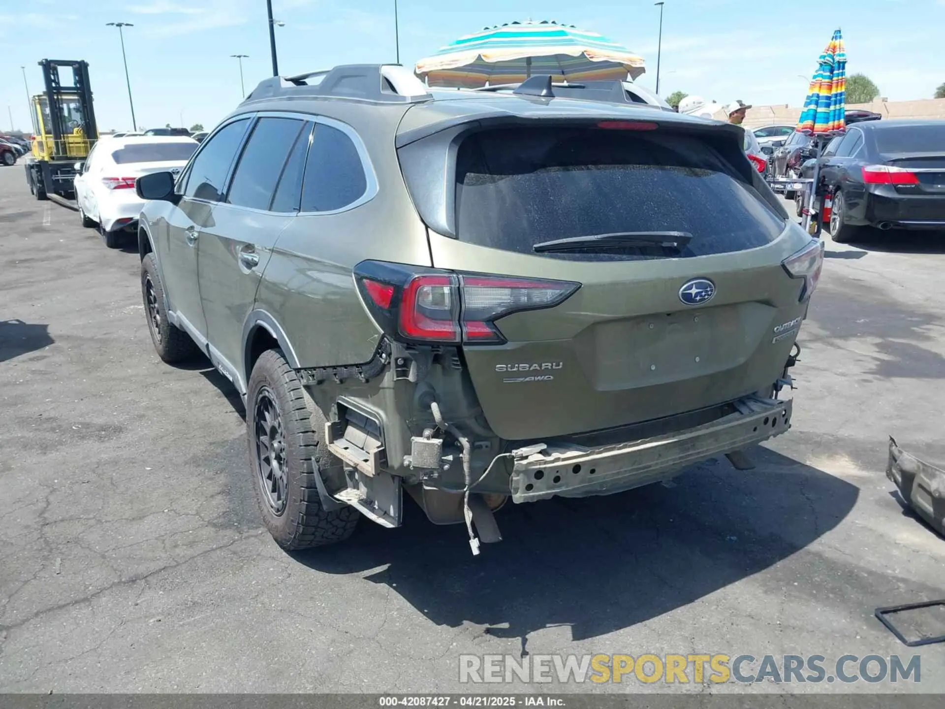 3 Photograph of a damaged car 4S4BTGPD0M3108667 SUBARU OUTBACK 2021