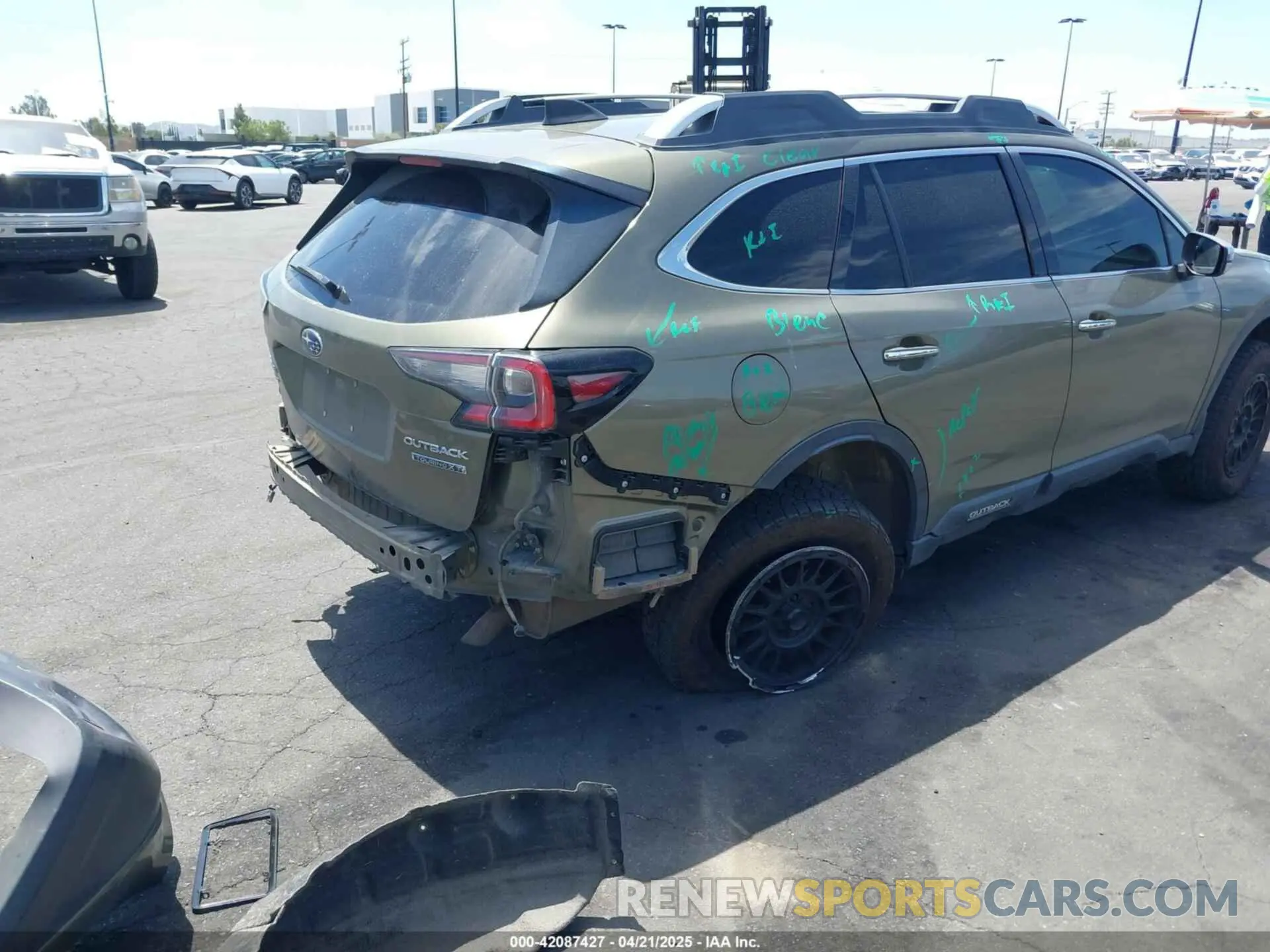 6 Photograph of a damaged car 4S4BTGPD0M3108667 SUBARU OUTBACK 2021