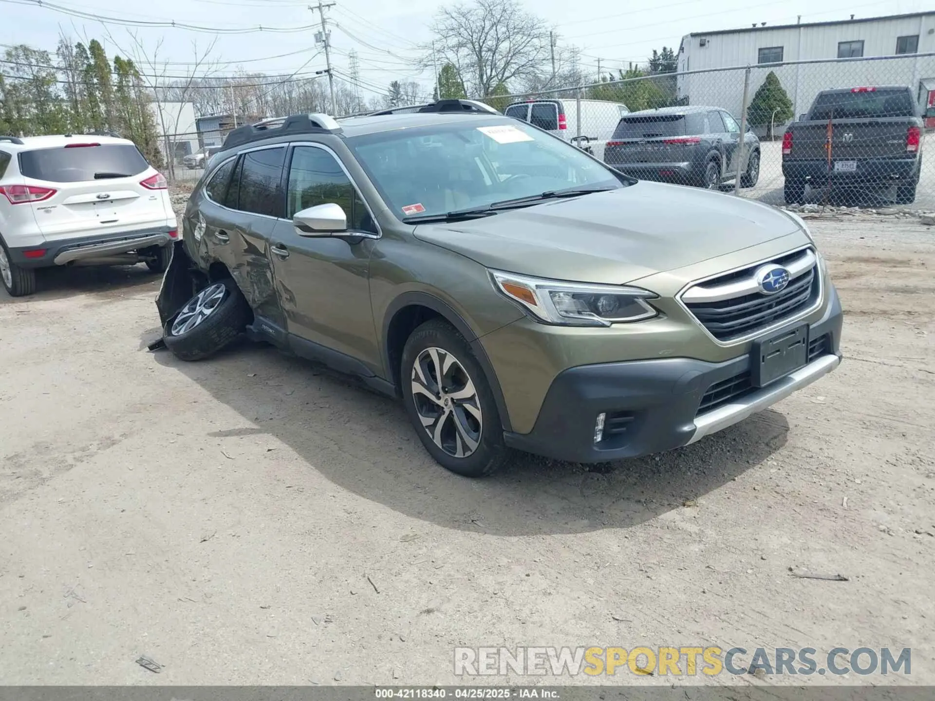 1 Photograph of a damaged car 4S4BTGPD0M3210650 SUBARU OUTBACK 2021