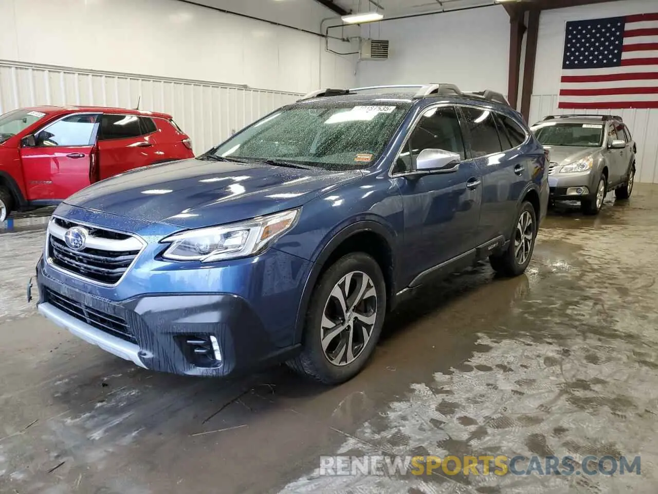 1 Photograph of a damaged car 4S4BTGPD1M3225464 SUBARU OUTBACK 2021