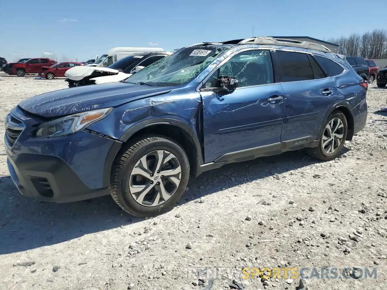 1 Photograph of a damaged car 4S4BTGPD5M3108812 SUBARU OUTBACK 2021