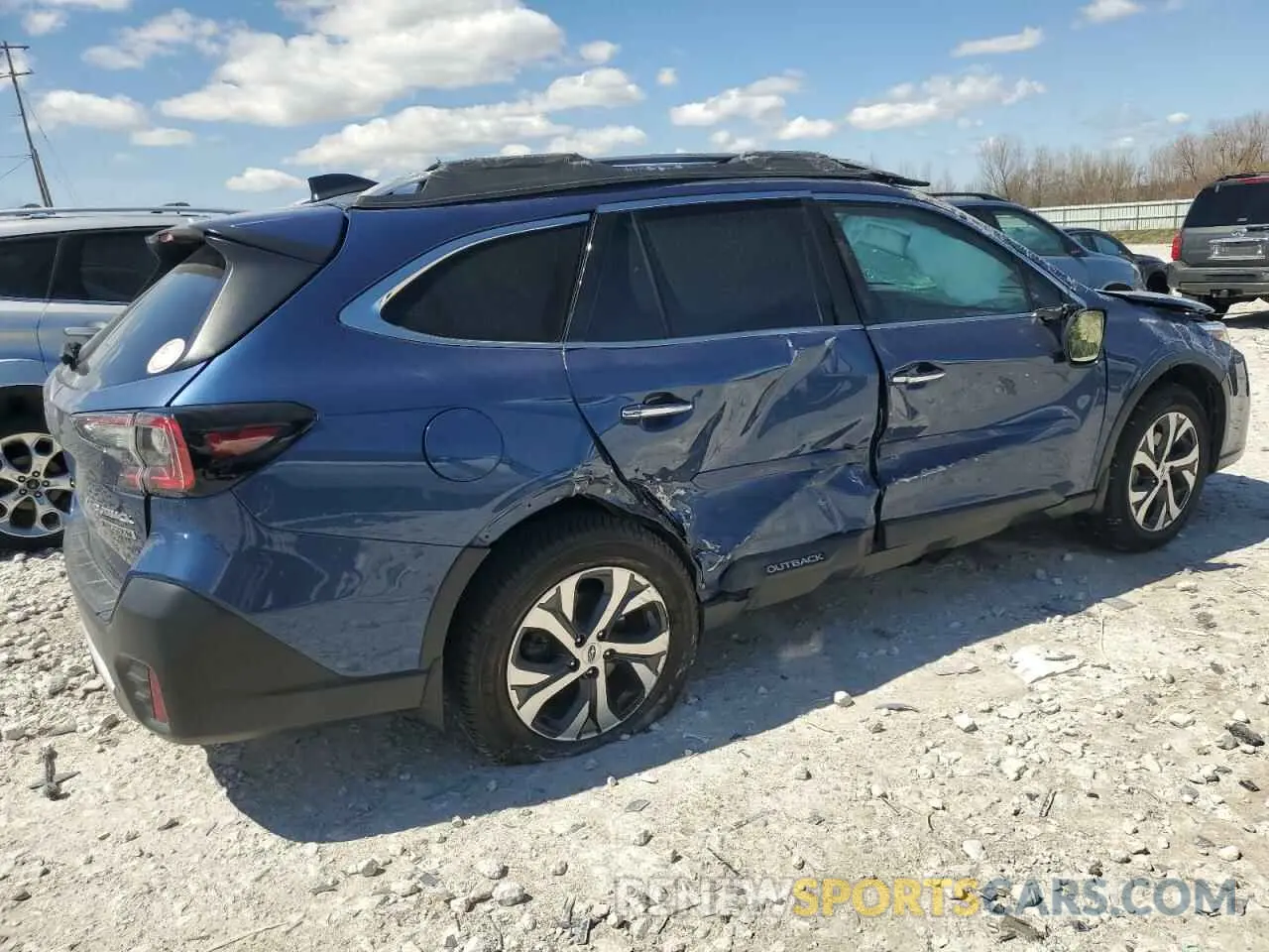 3 Photograph of a damaged car 4S4BTGPD5M3108812 SUBARU OUTBACK 2021