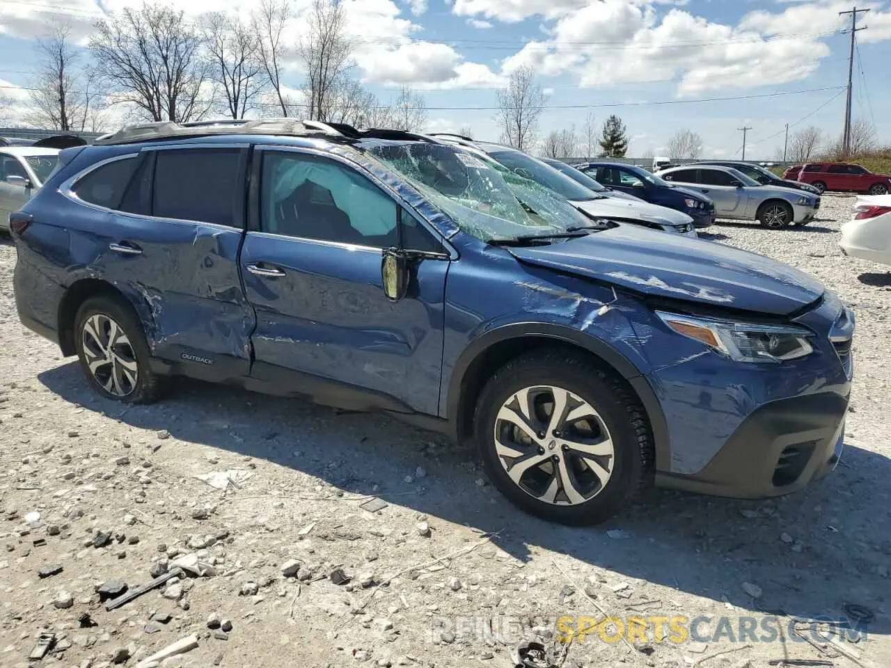 4 Photograph of a damaged car 4S4BTGPD5M3108812 SUBARU OUTBACK 2021