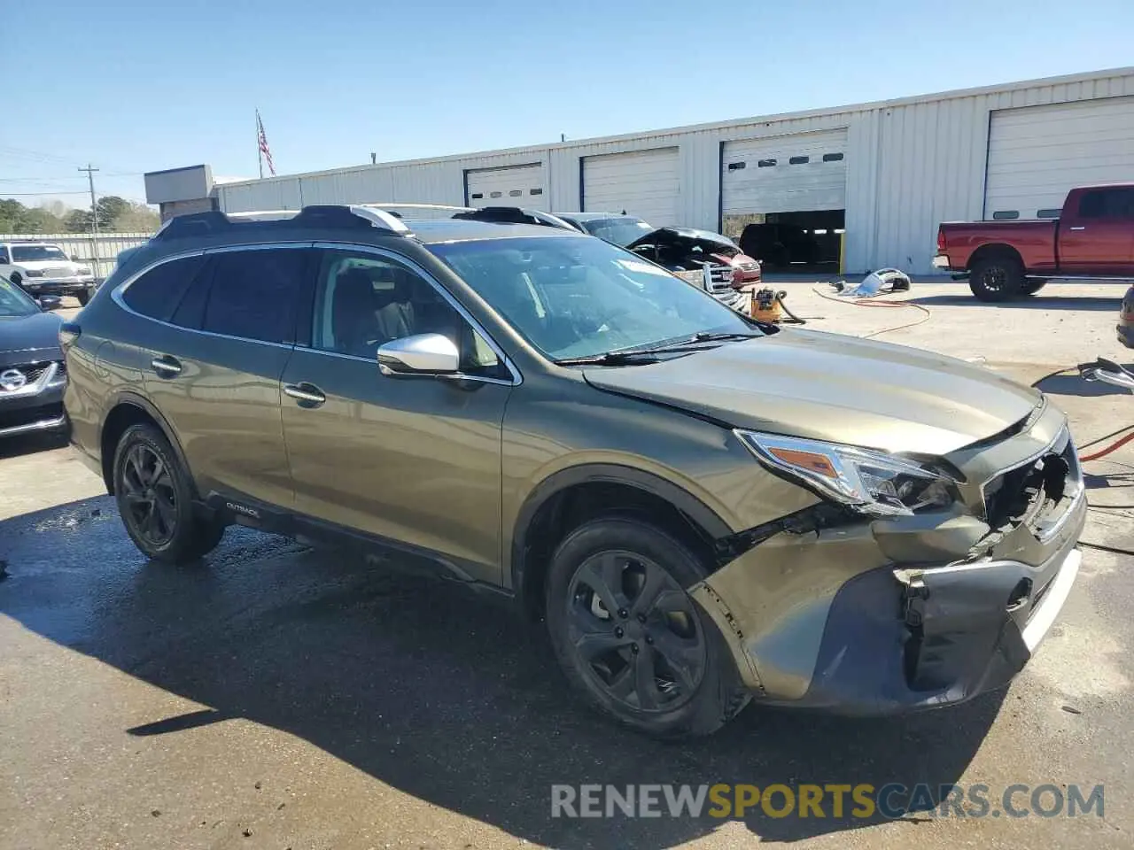 4 Photograph of a damaged car 4S4BTGPD5M3183638 SUBARU OUTBACK 2021