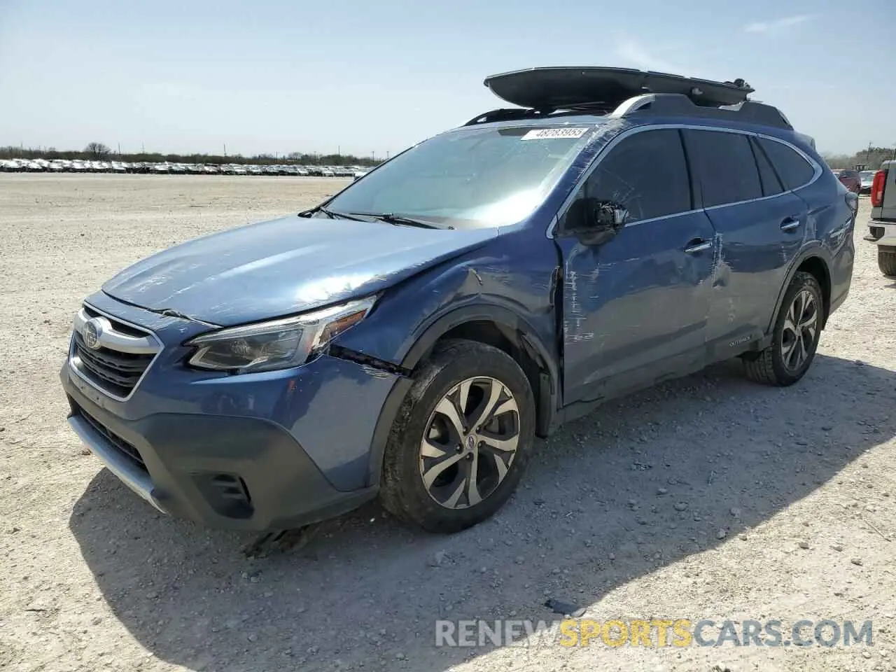 1 Photograph of a damaged car 4S4BTGPD7M3110383 SUBARU OUTBACK 2021