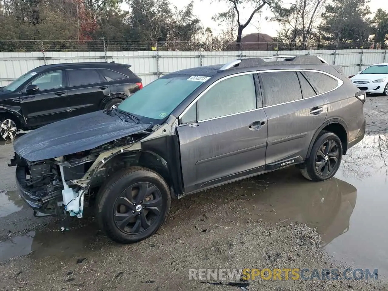 1 Photograph of a damaged car 4S4BTGPD7M3122534 SUBARU OUTBACK 2021