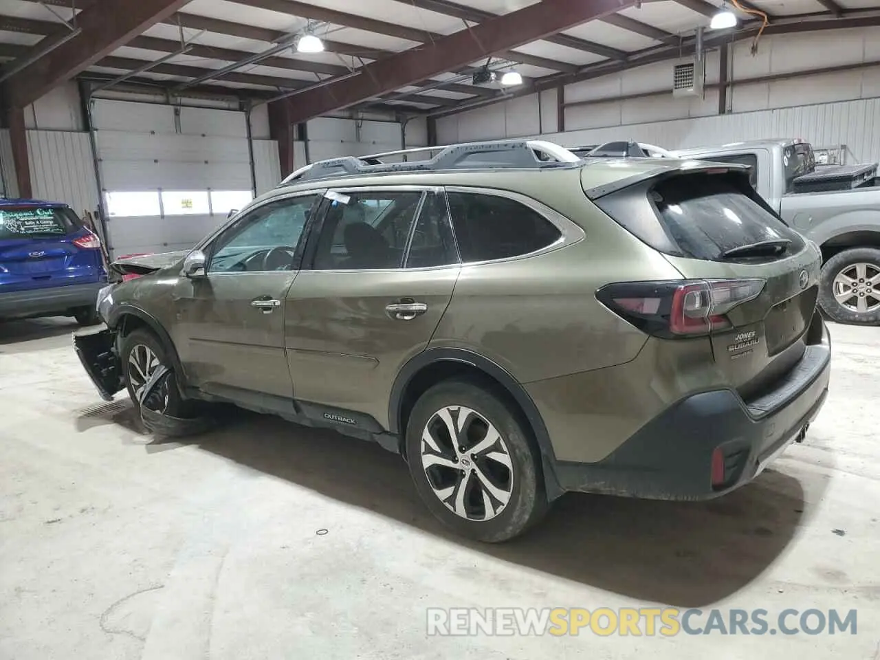 2 Photograph of a damaged car 4S4BTGPDXM3100401 SUBARU OUTBACK 2021