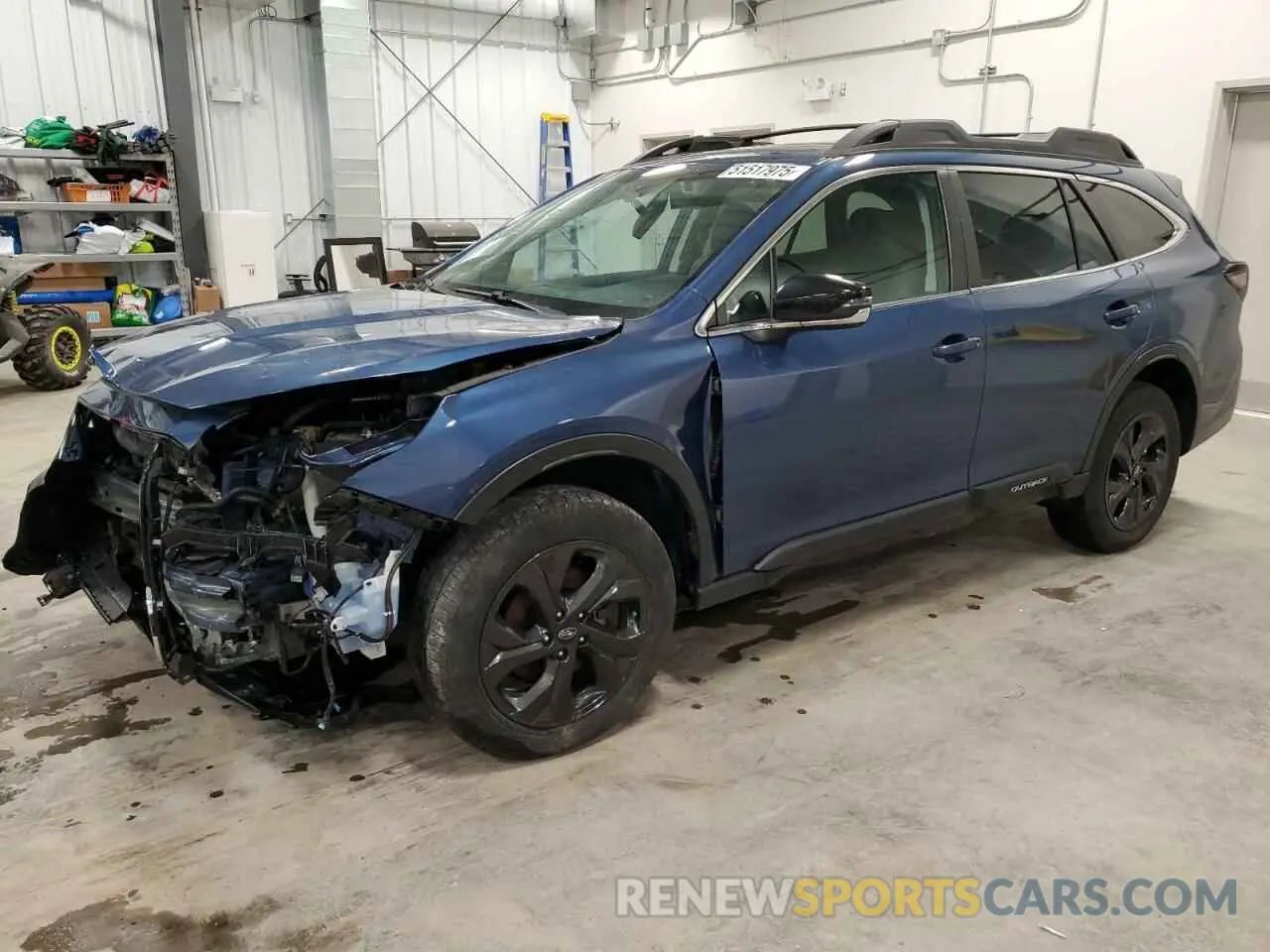 1 Photograph of a damaged car 4S4BTHKD0M3211245 SUBARU OUTBACK 2021